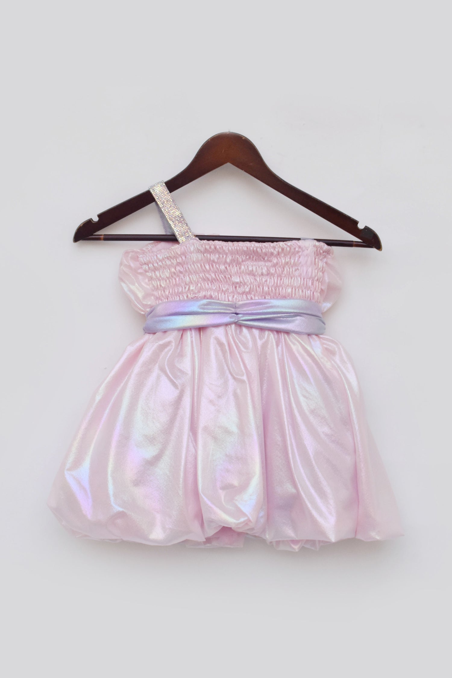 Pink Metallic Frock