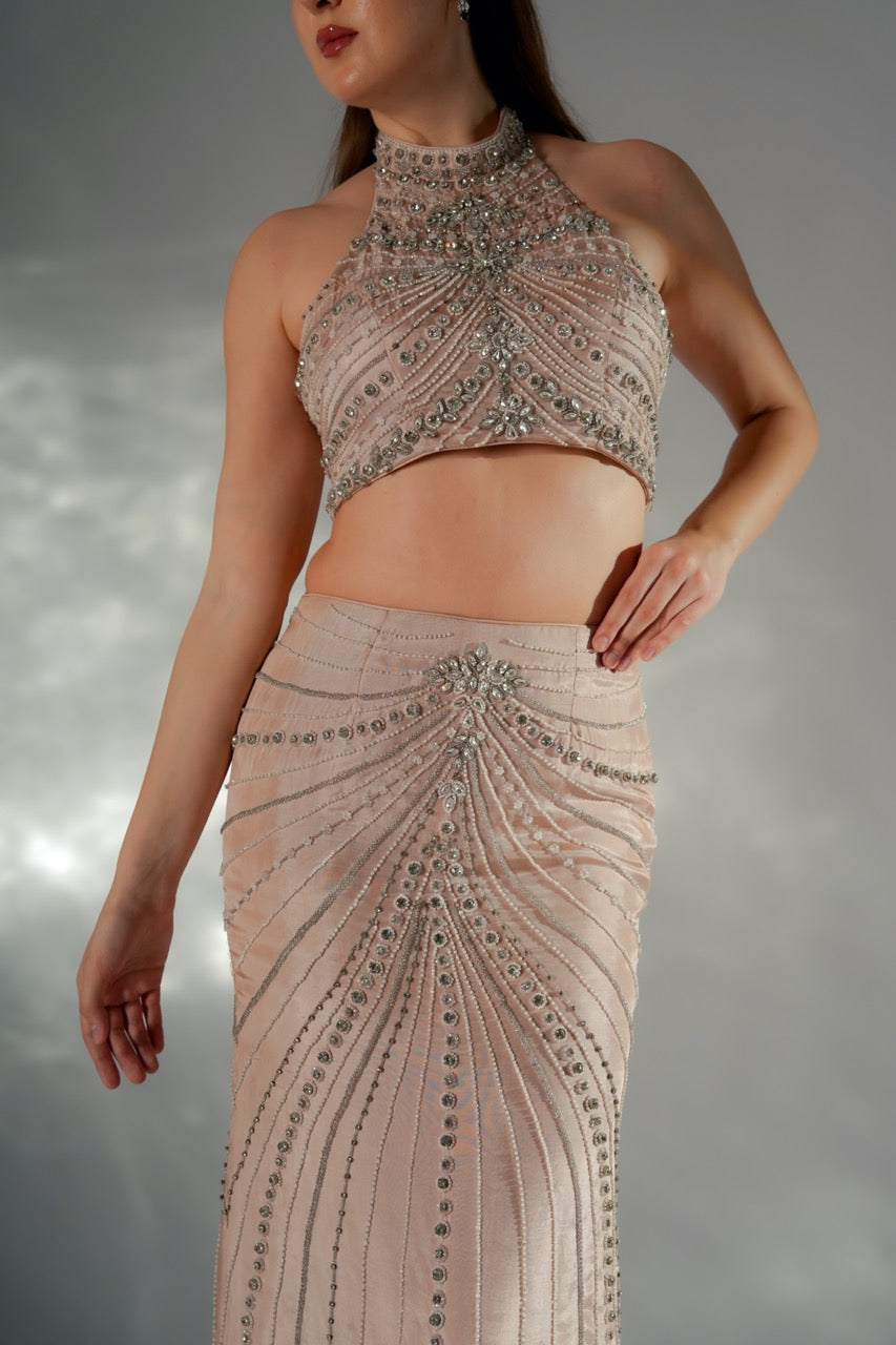 Silver whisper co-ord set