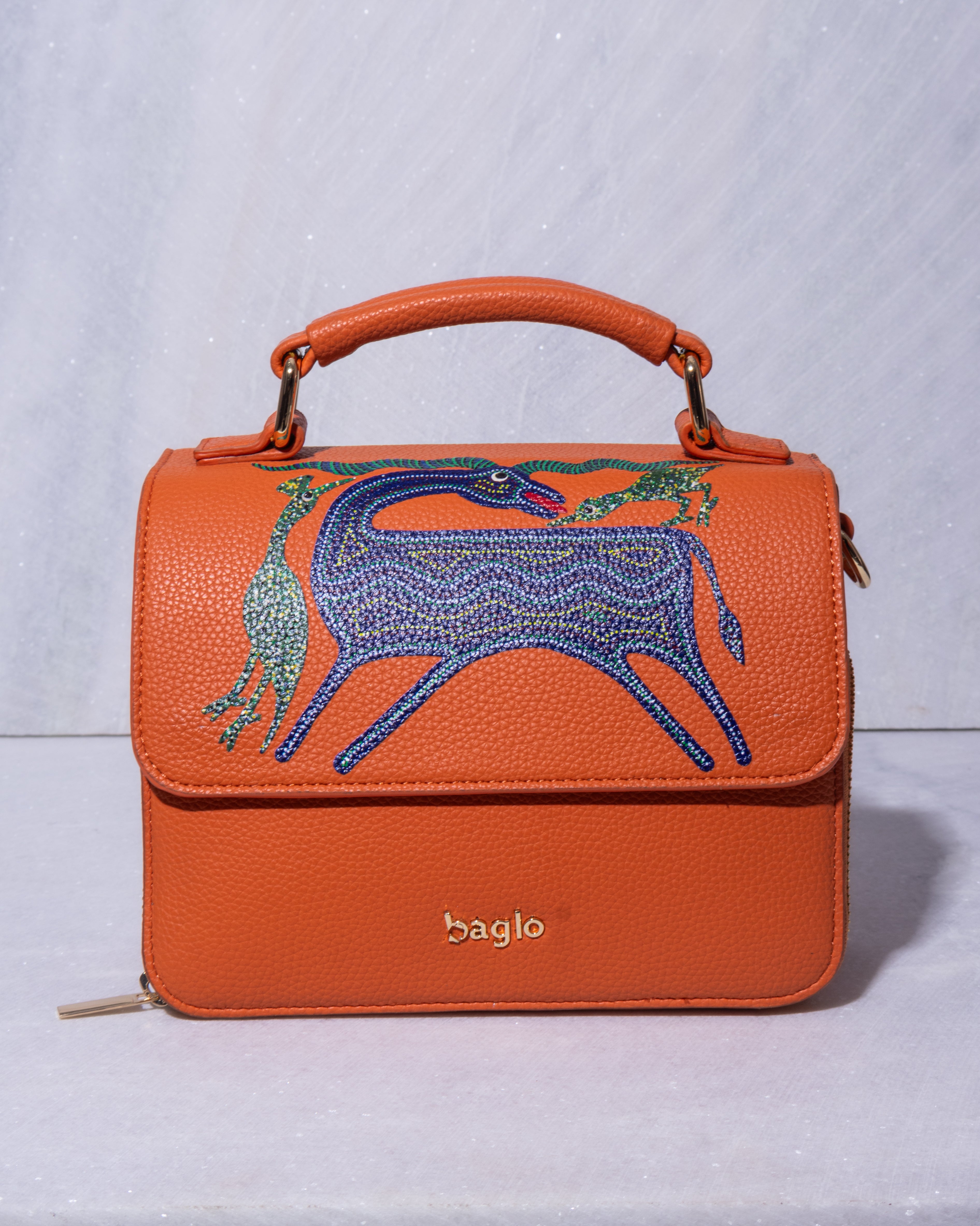 ANIMAL BUNDLE BOX BAG Orange