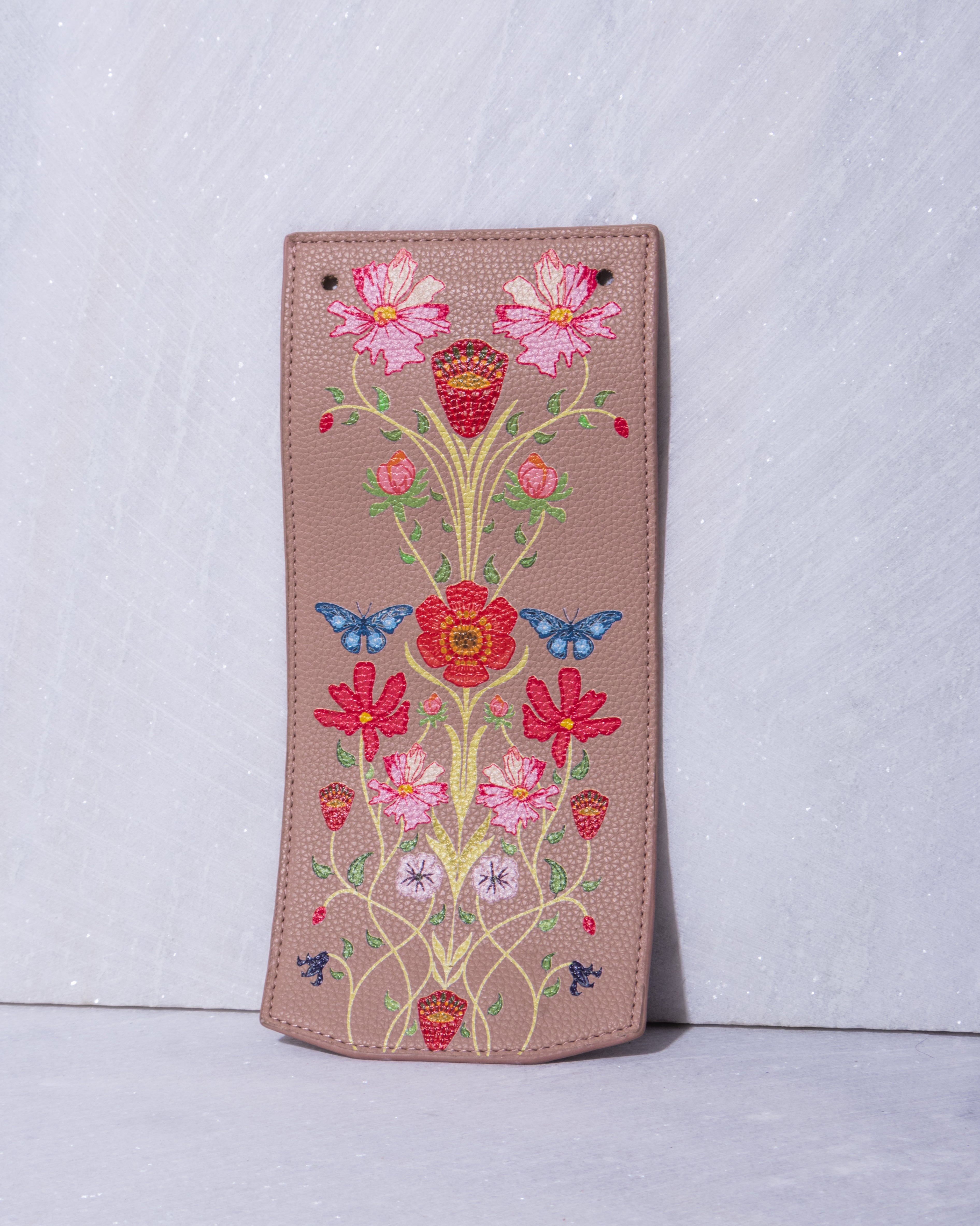 ABSTRACT BUNDLE TELEPHONE BAG Pink