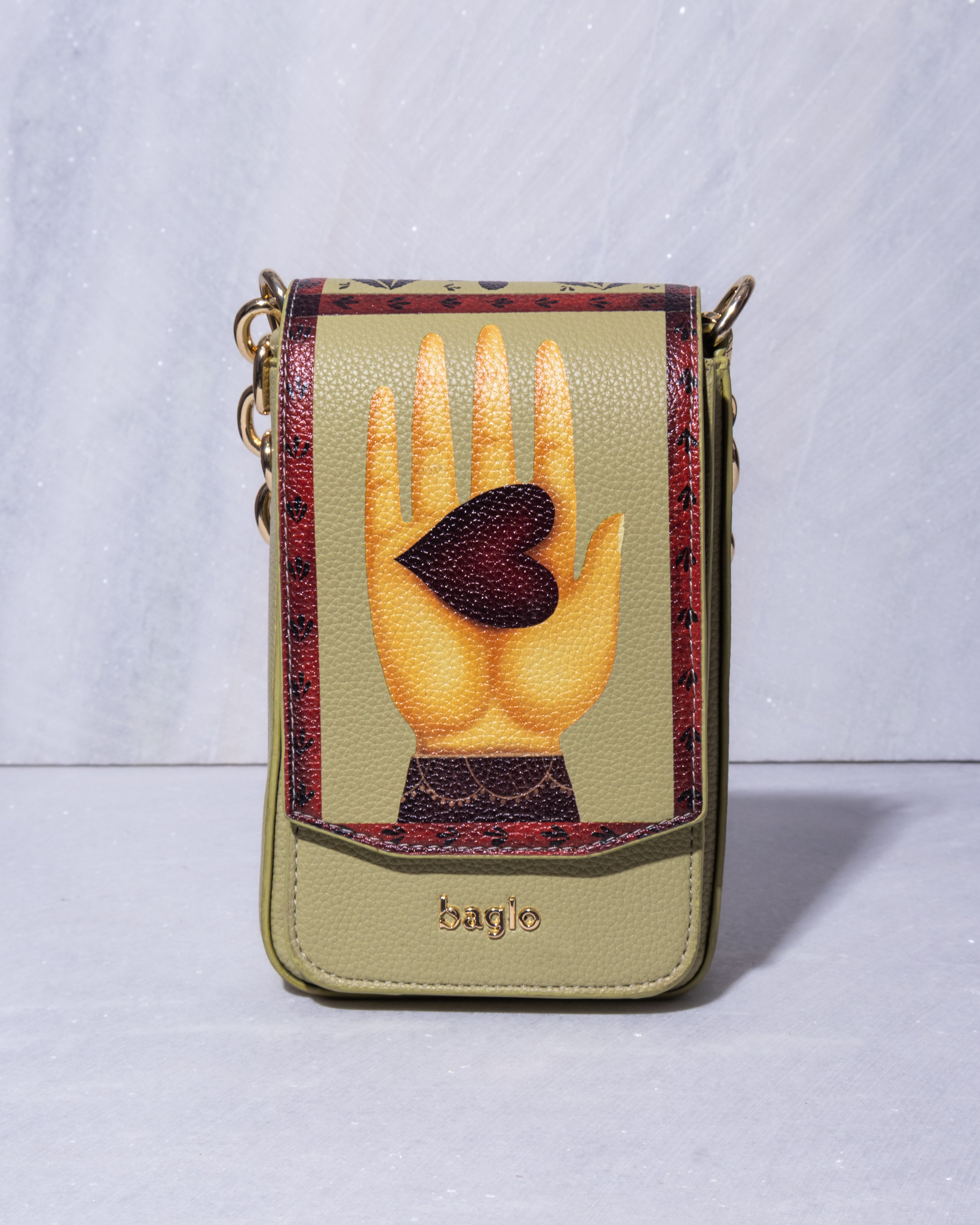 GRANDEUR BUNDLE TELEPHONE BAG Green
