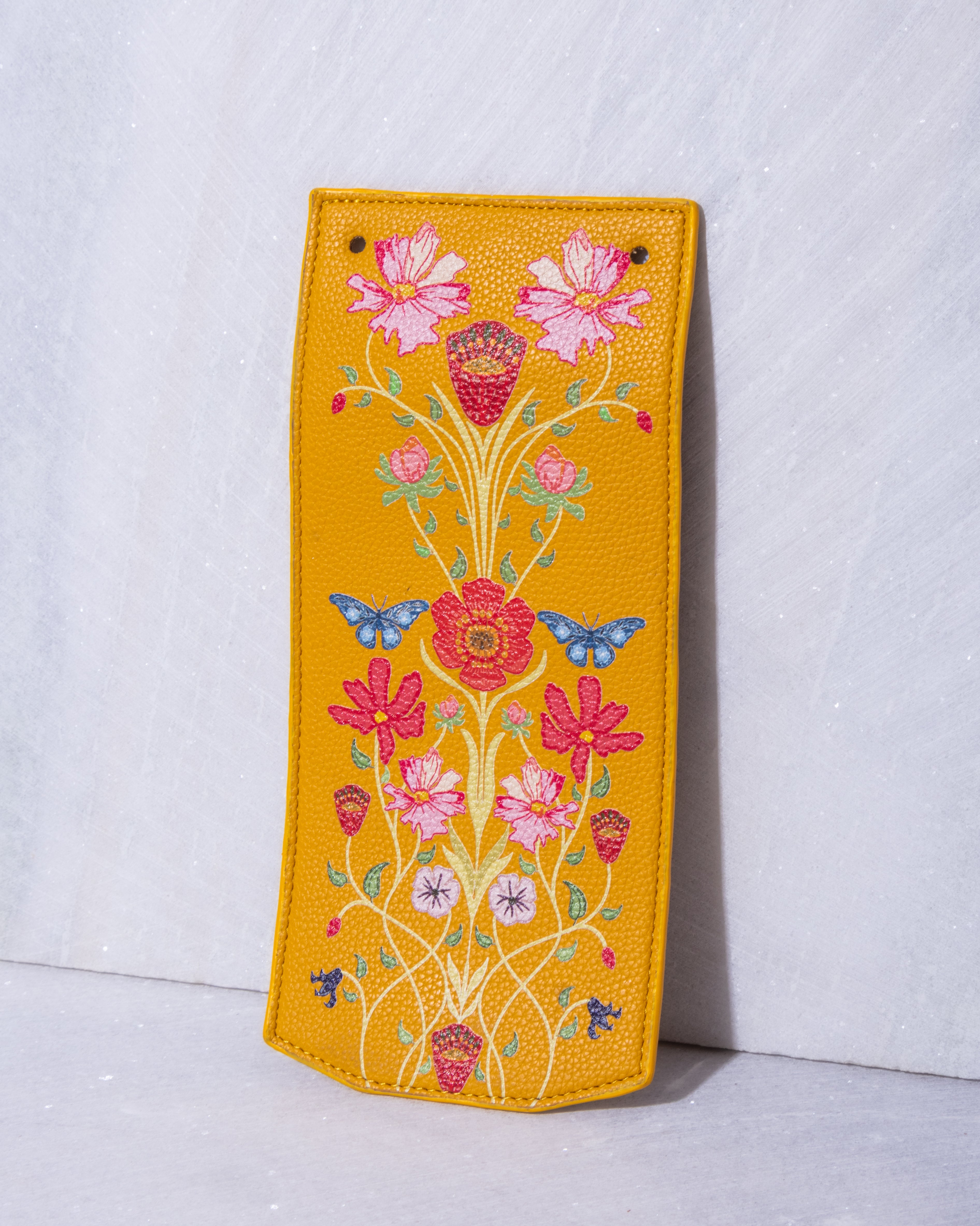 ABSTRACT BUNDLE TELEPHONE BAG Yellow