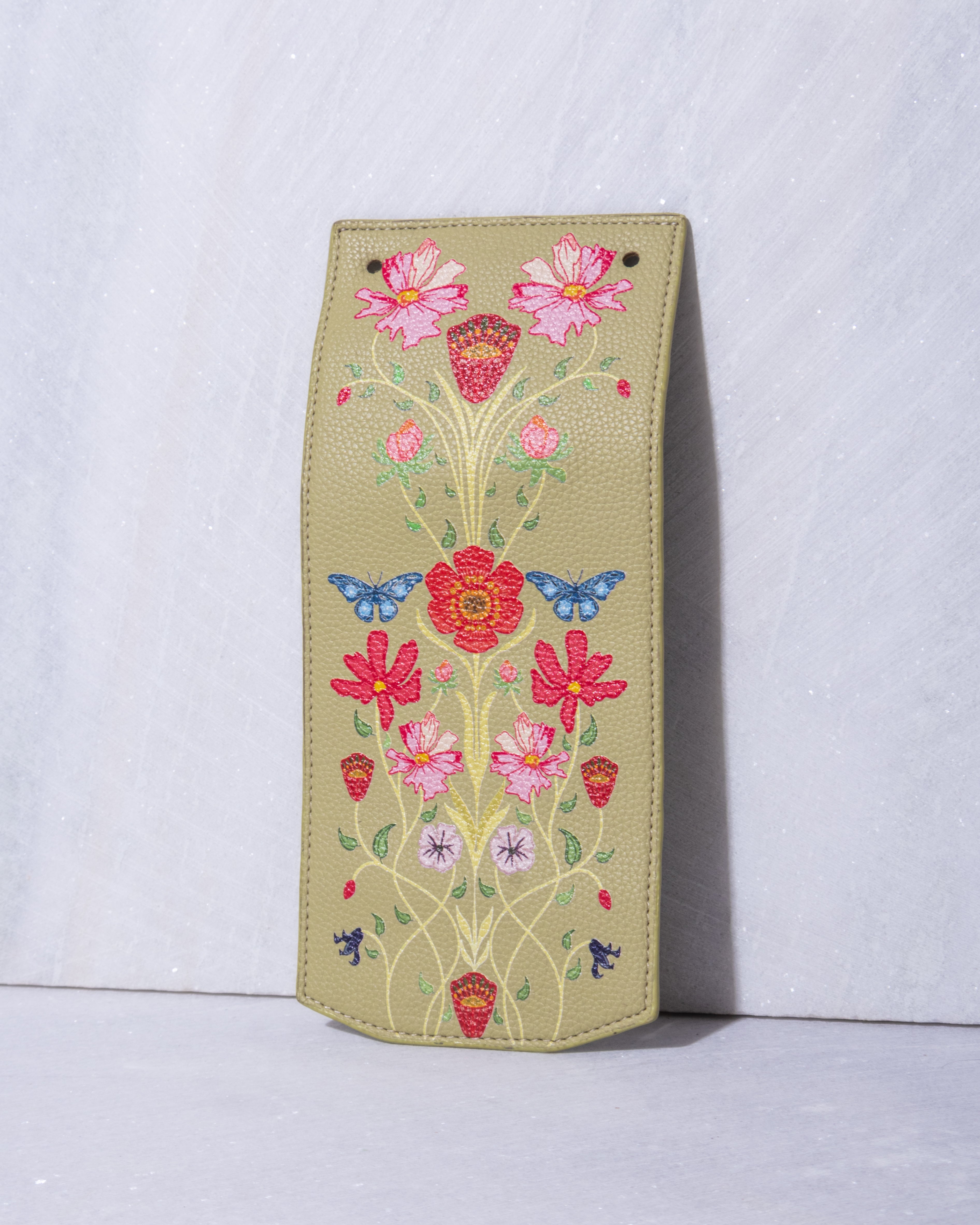 ABSTRACT BUNDLE TELEPHONE BAG Green