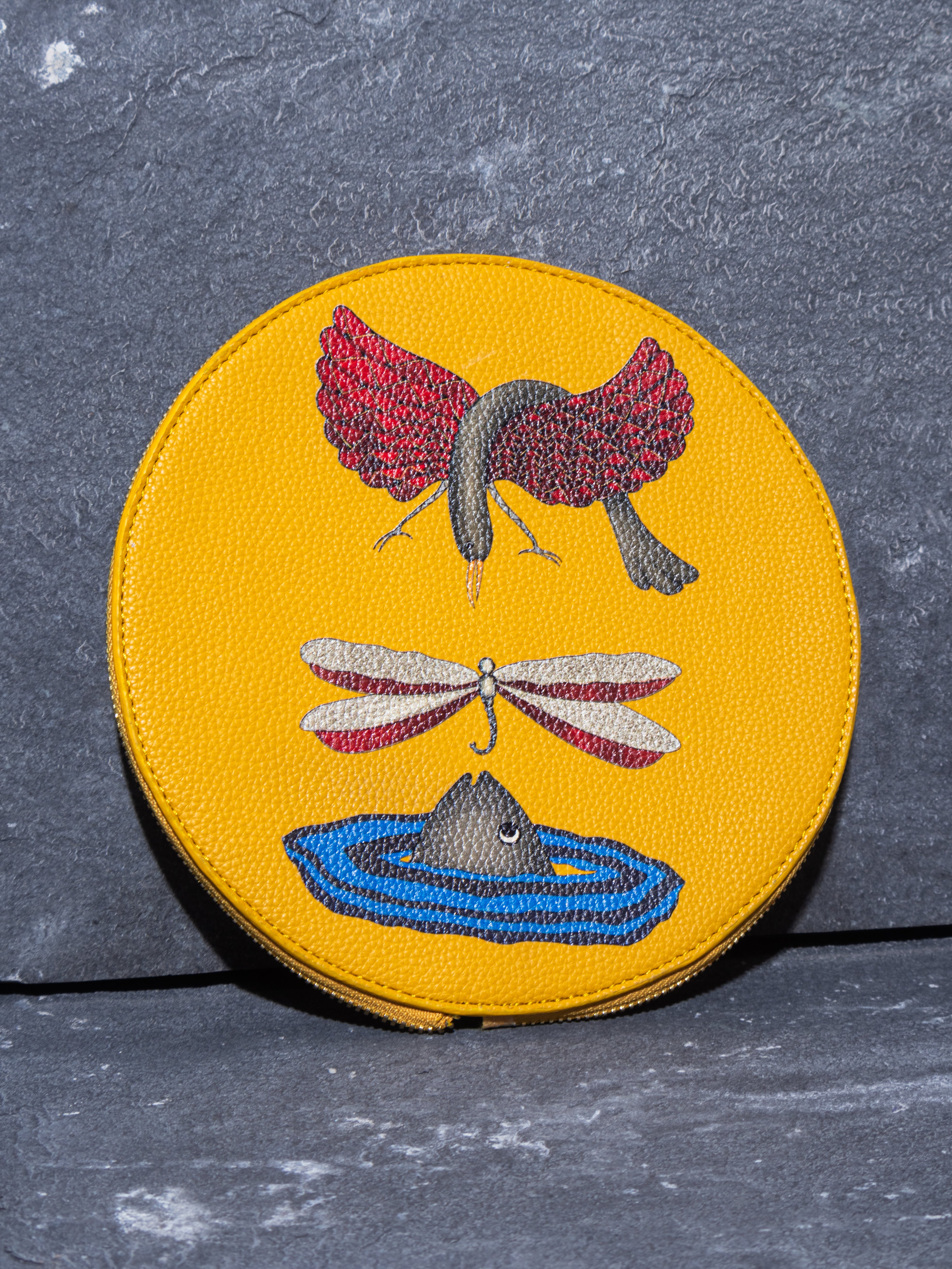 ANIMAL BUNDLE ROUND BAG Yellow