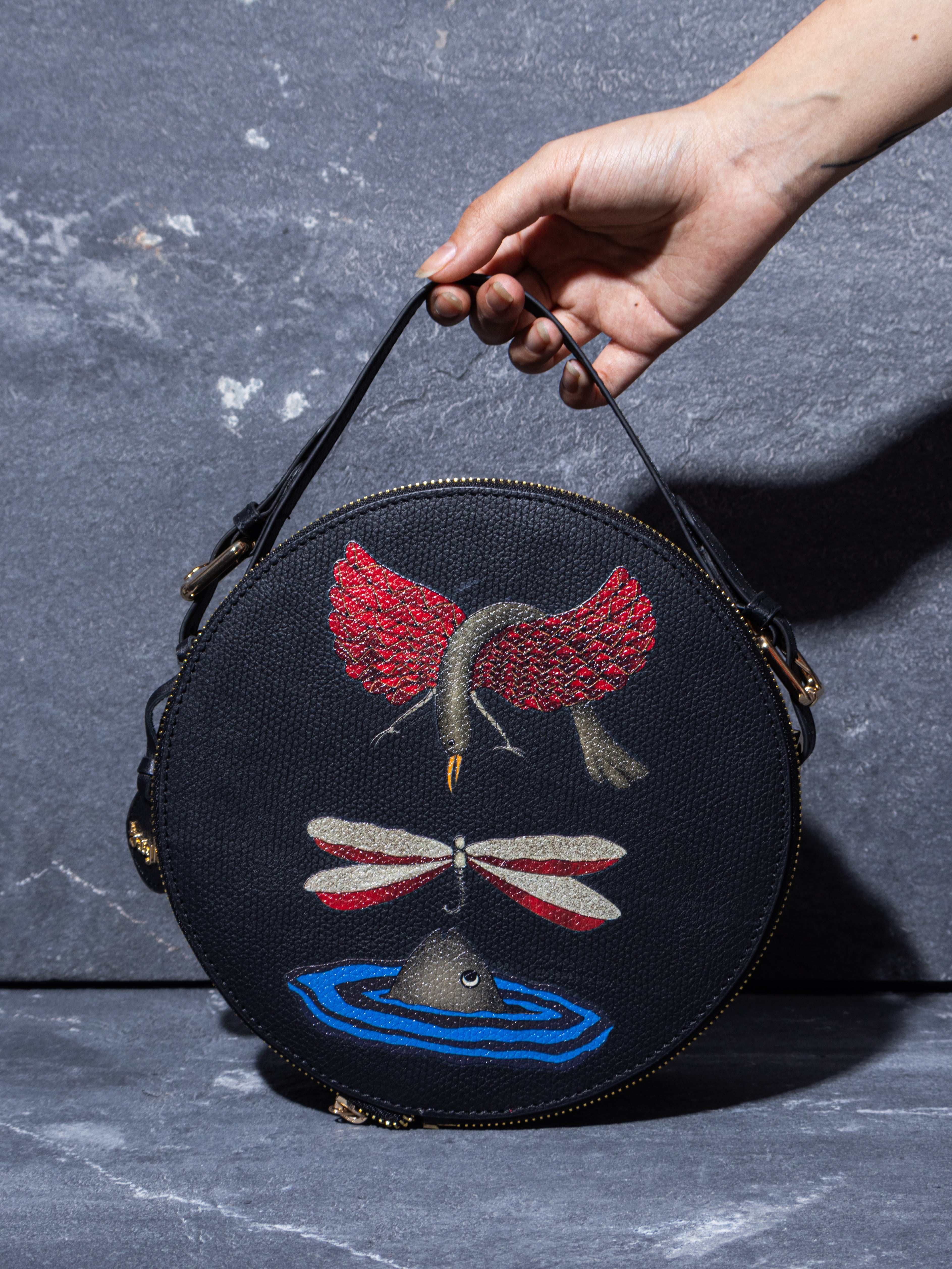 The Sangharsh Round Sling Bag