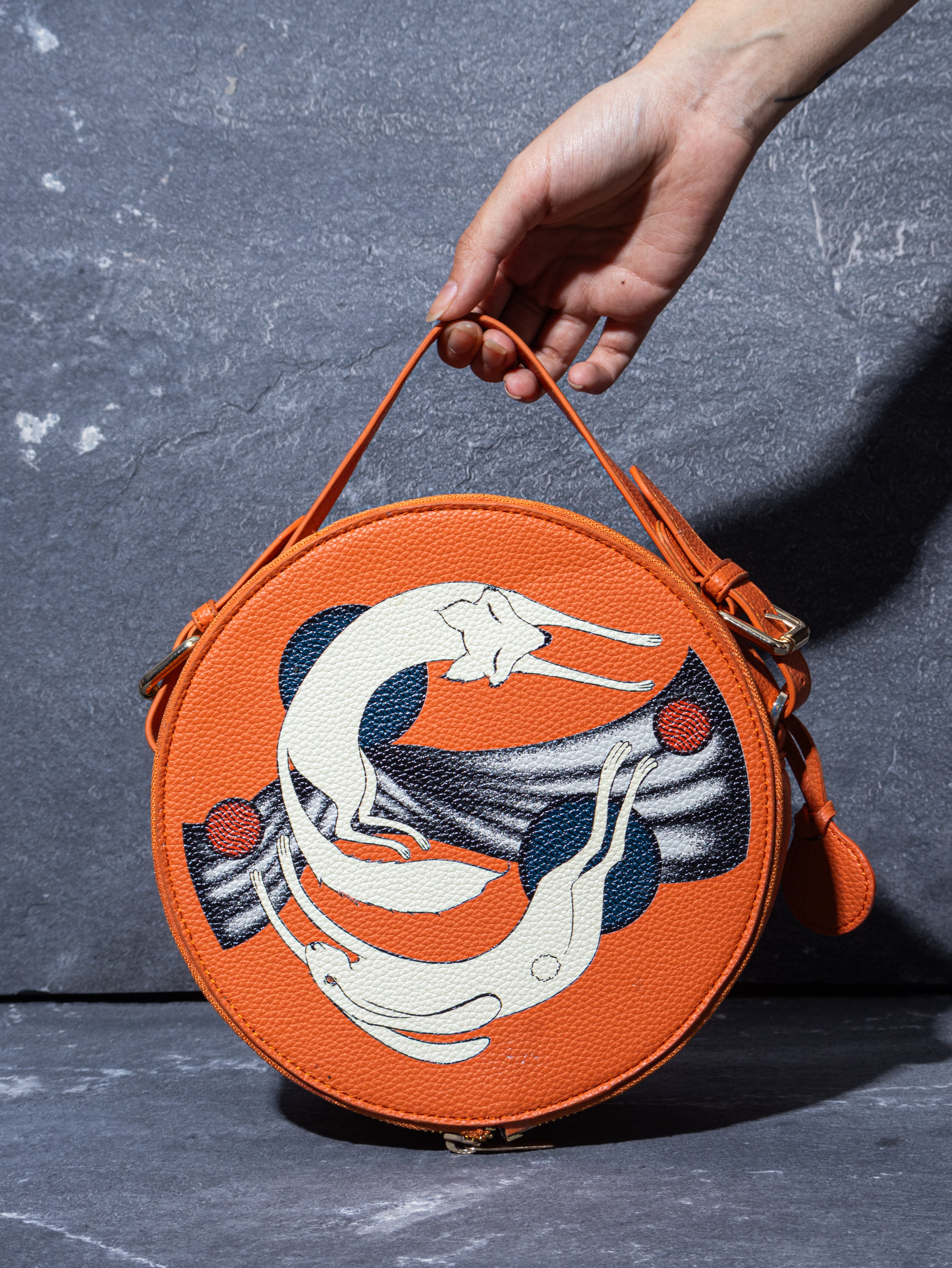 ANIMAL BUNDLE ROUND BAG Orange