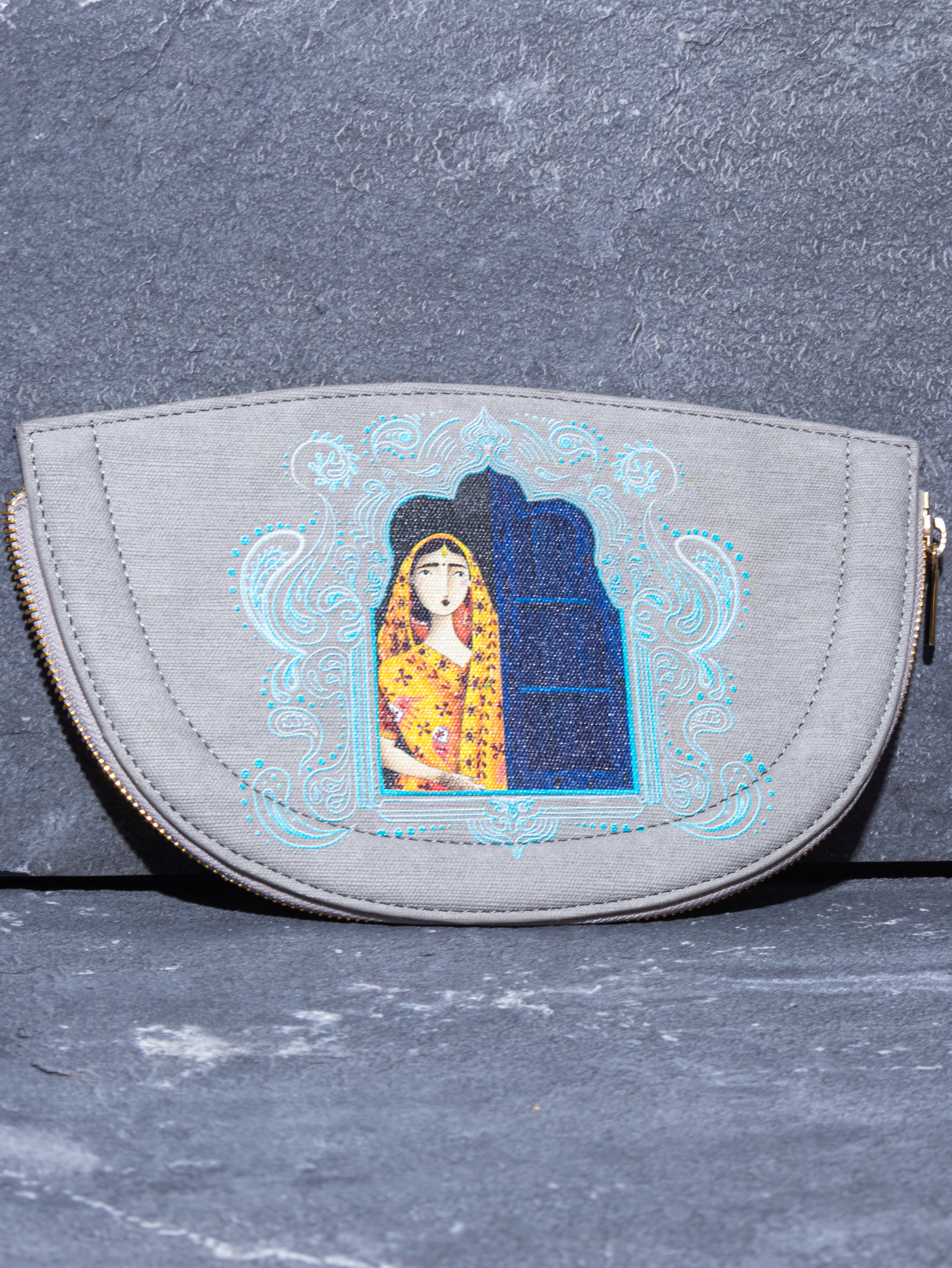 GRANDEUR BUNDLE HALF MOON BAG Grey