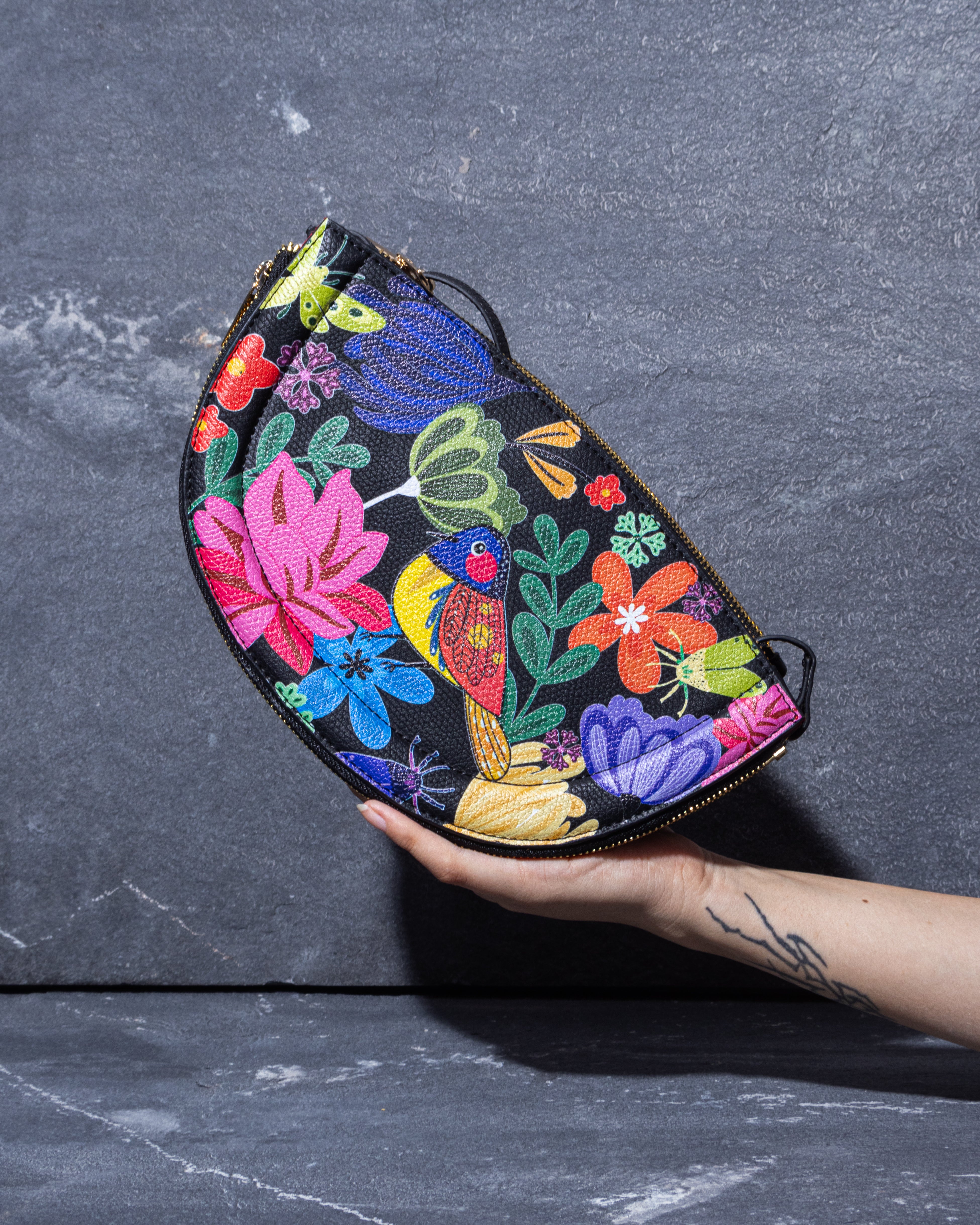The Rang Bagh Half Moon Sling Bag