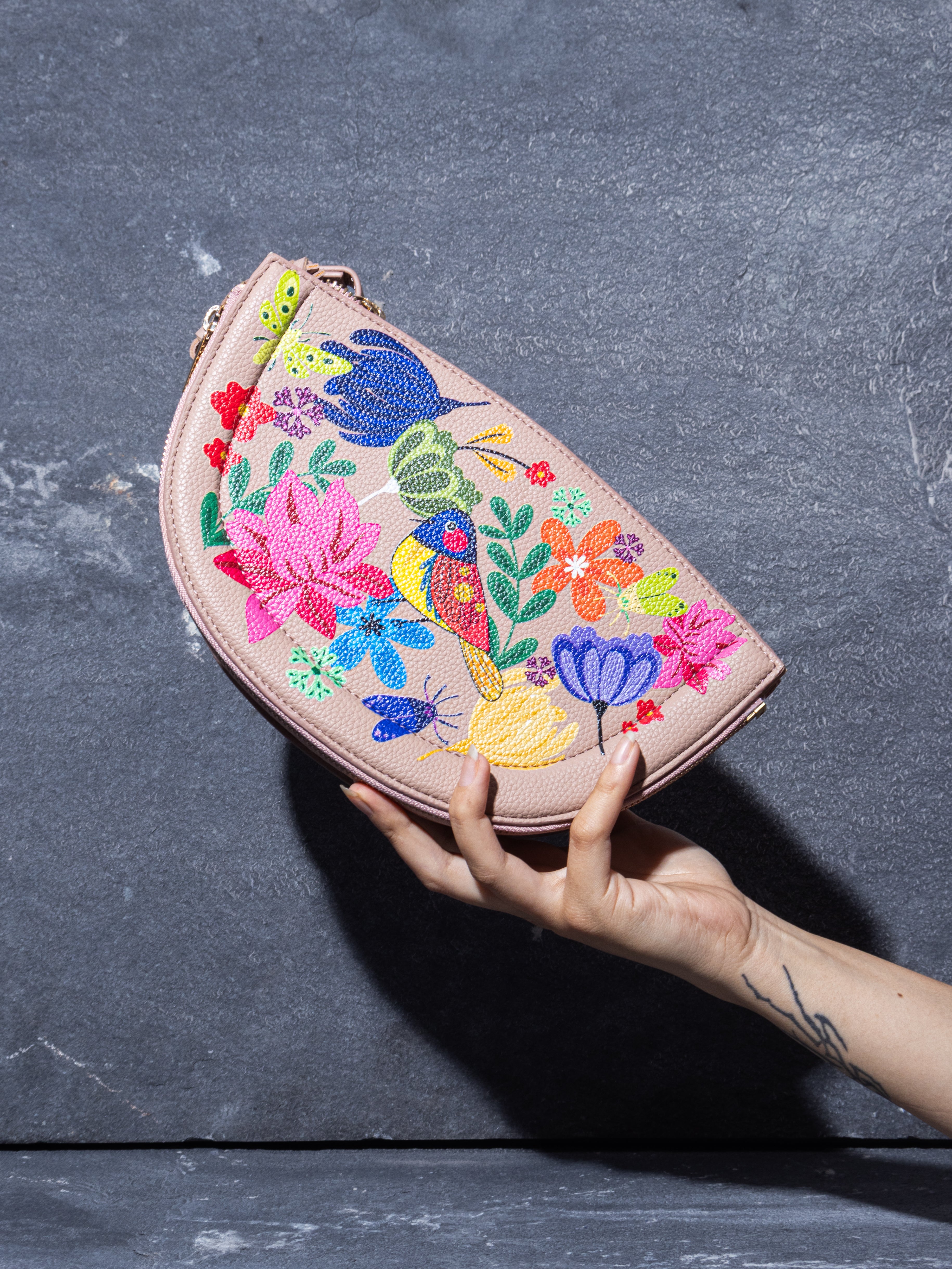 The Rang Bagh Half Moon Sling Bag
