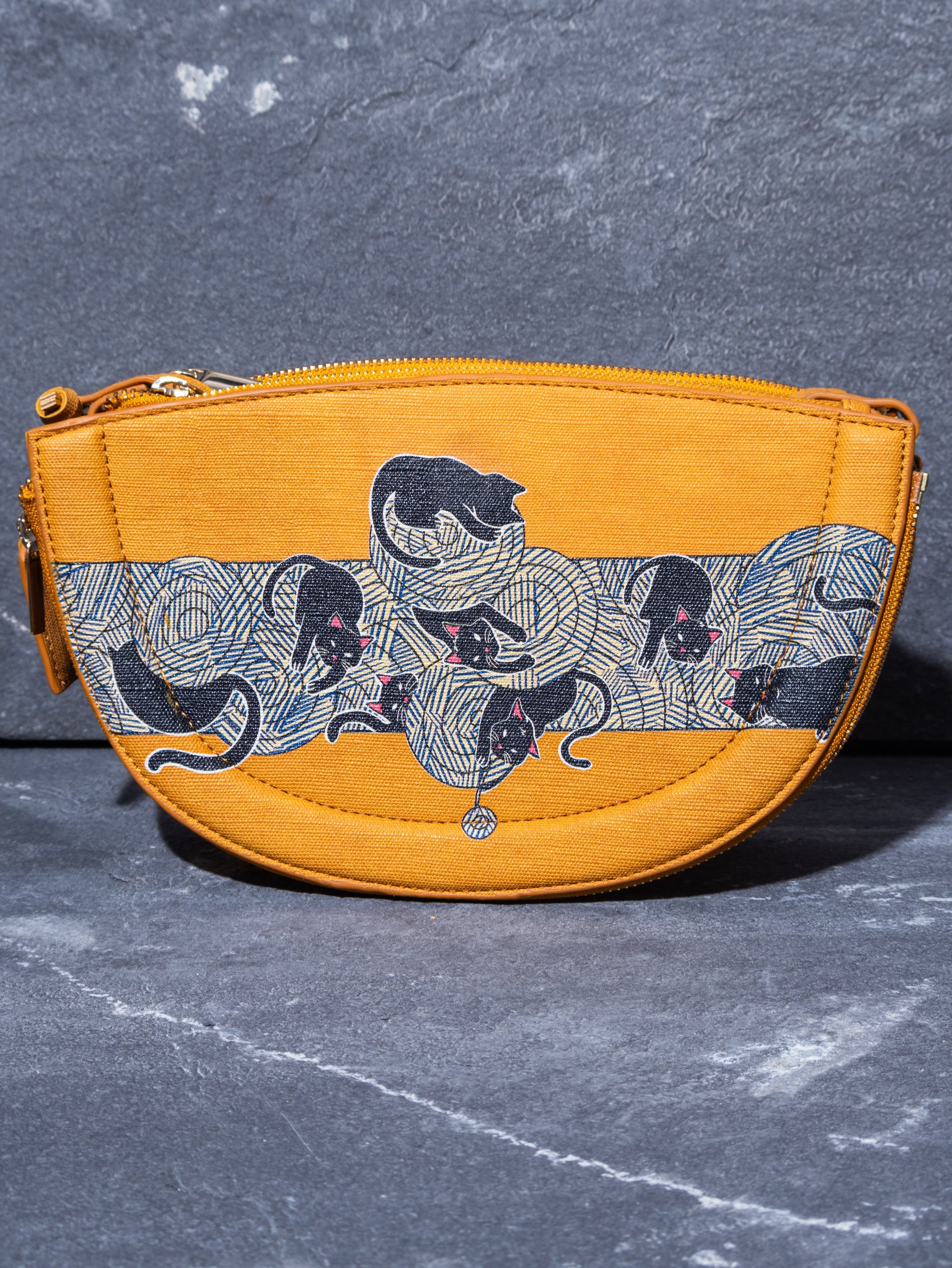 ANIMAL BUNDLE HALF MOON BAG Yellow