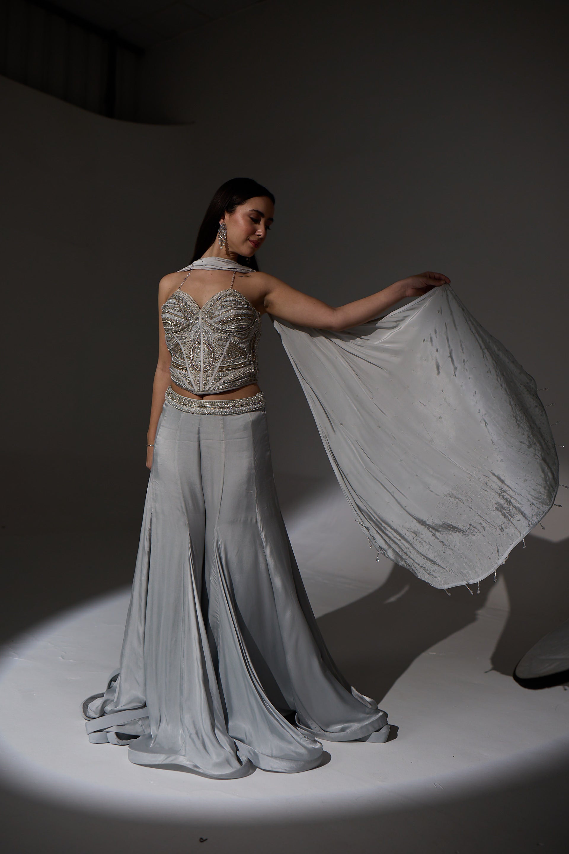 Agnes Corset Sharara set