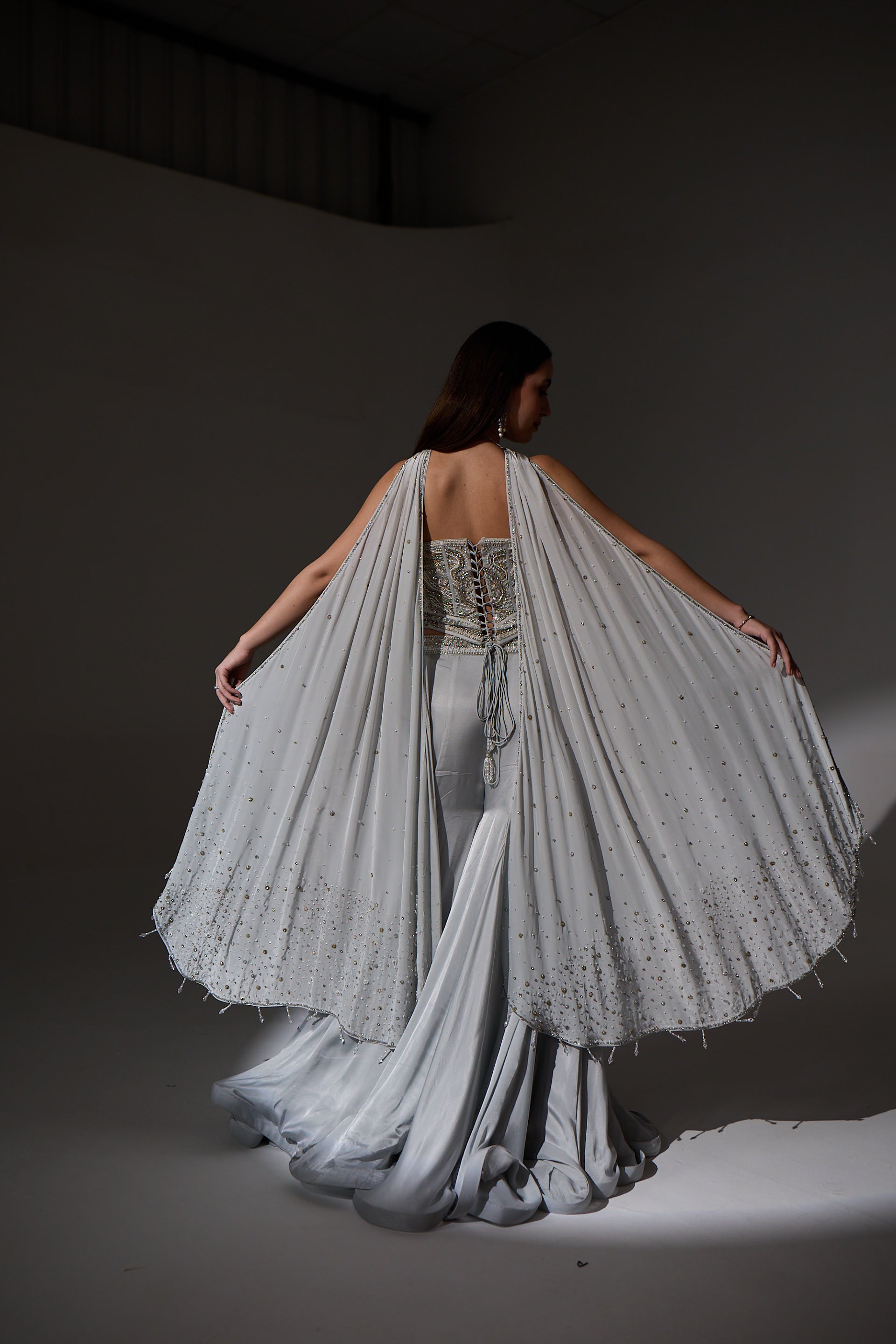 Agnes Corset Sharara set