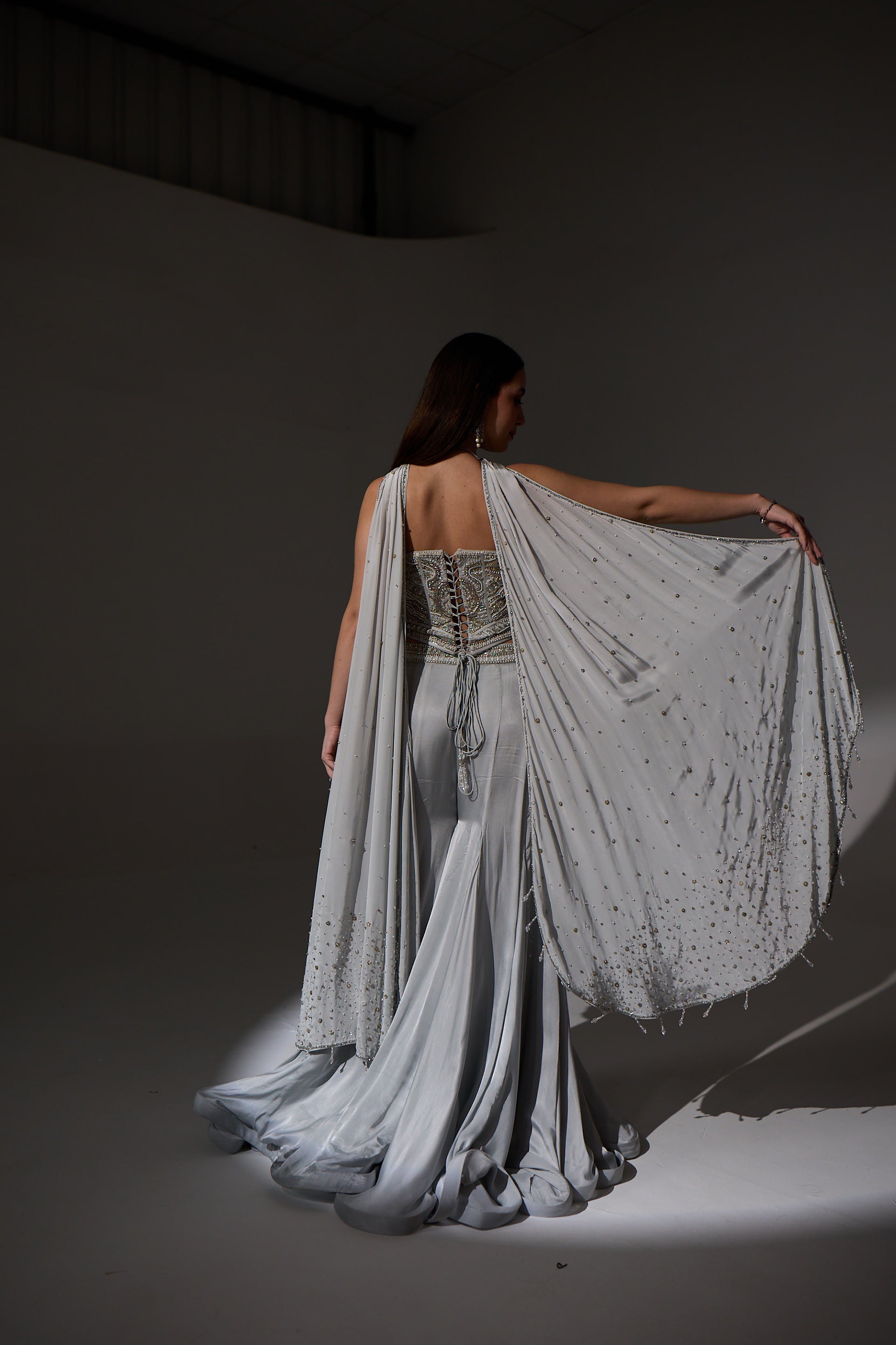 Agnes Corset Sharara set