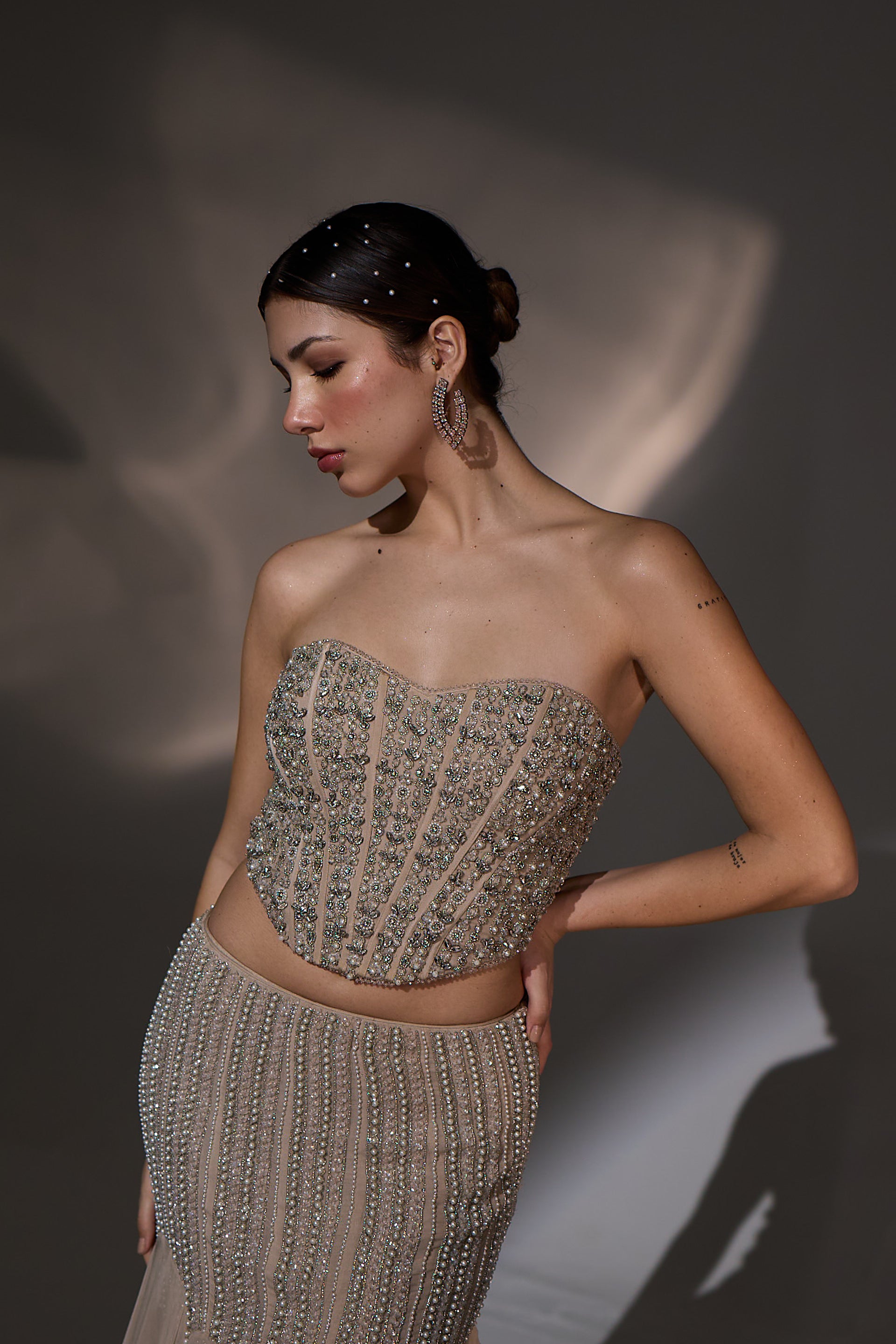 Fiona Corset-lehengas set