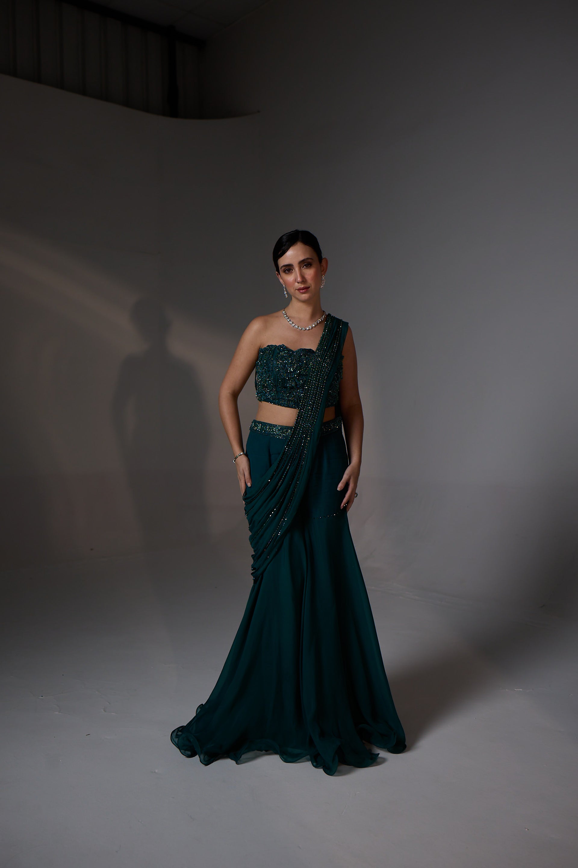 Nora Corset Sharara set