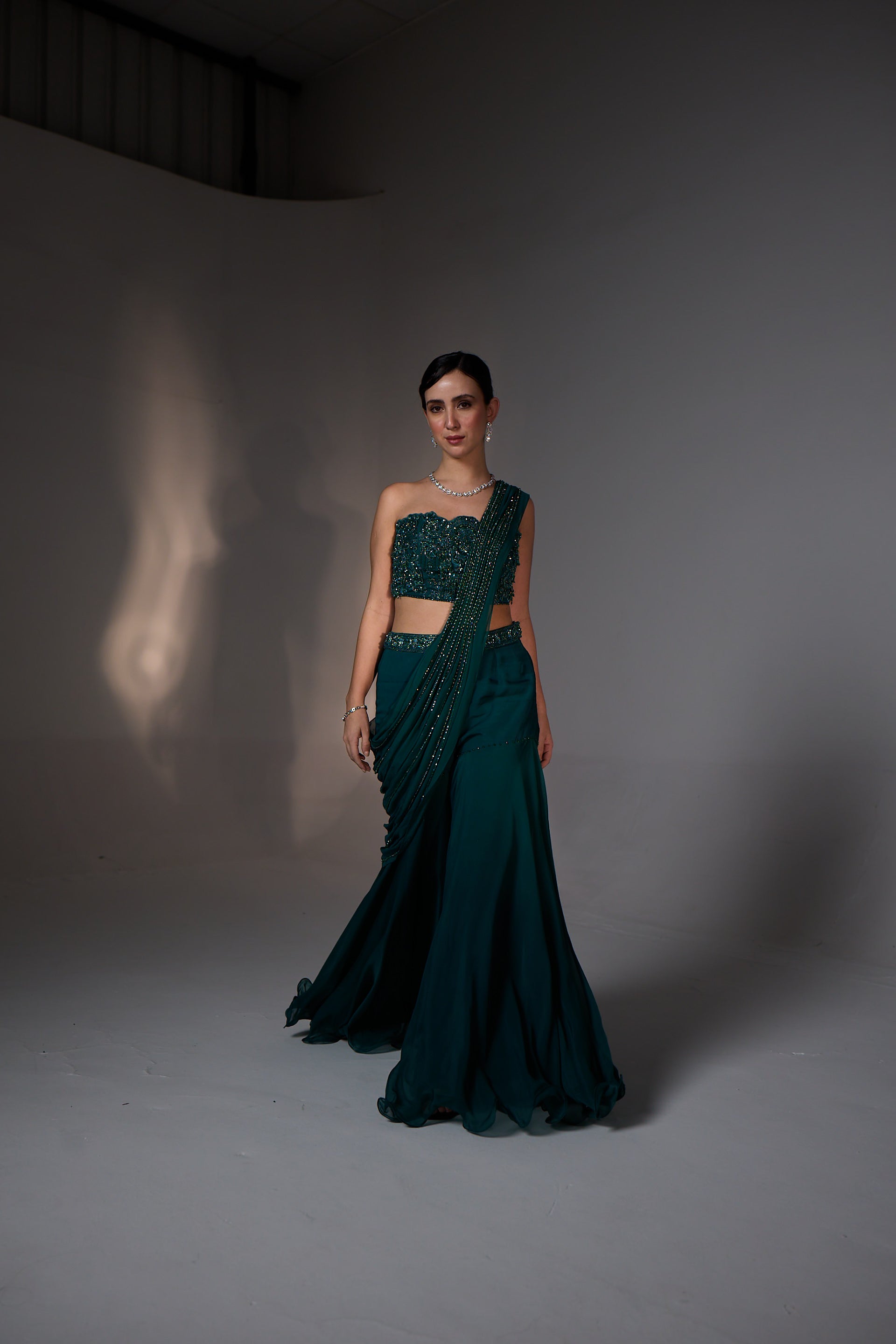 Nora Corset Sharara set