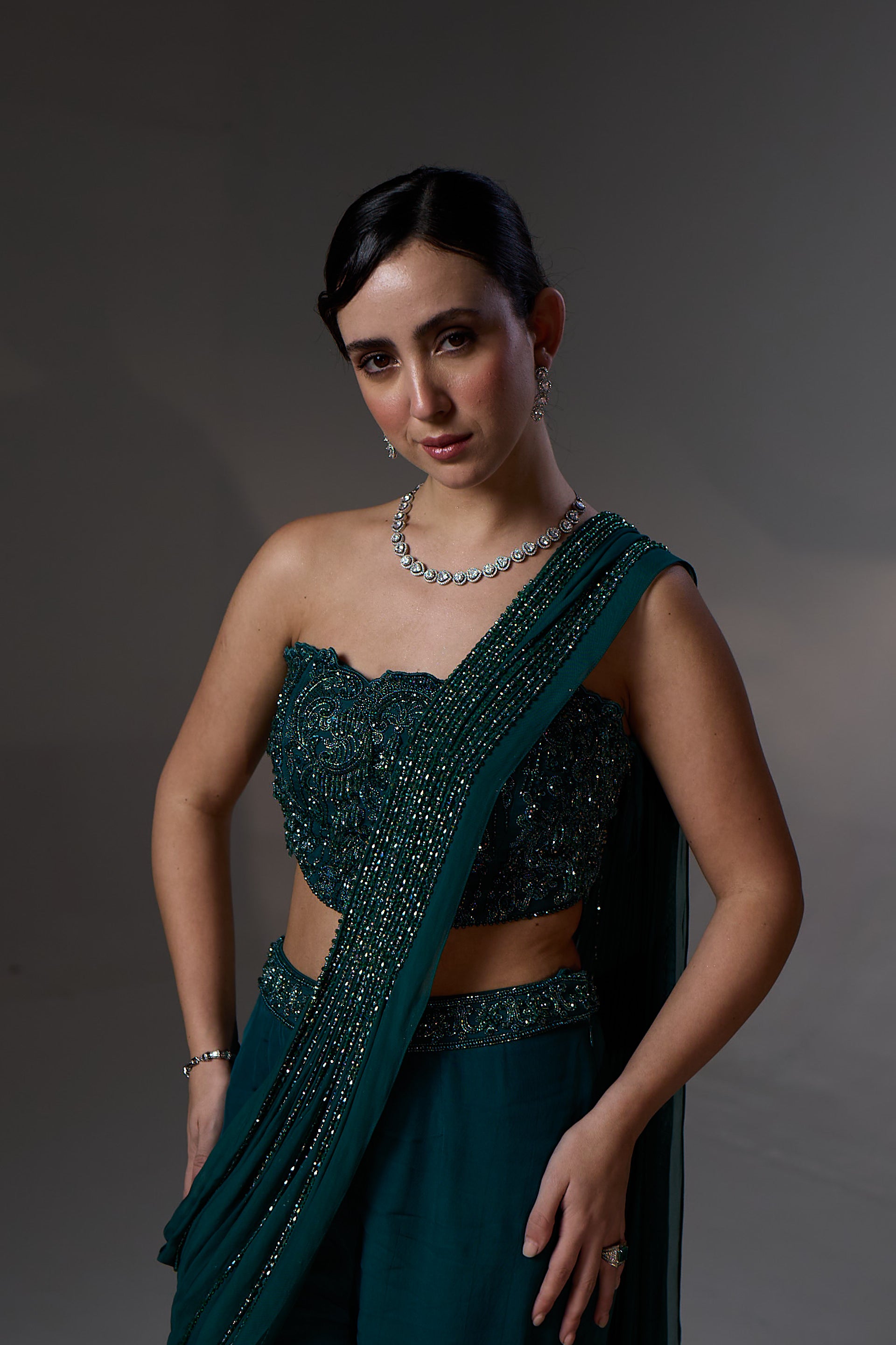 Nora Corset Sharara set