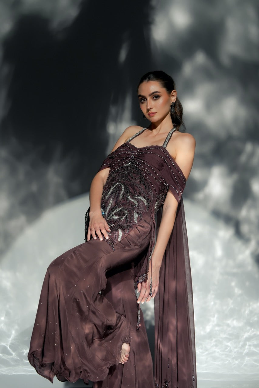 Noor Drape Sharara set