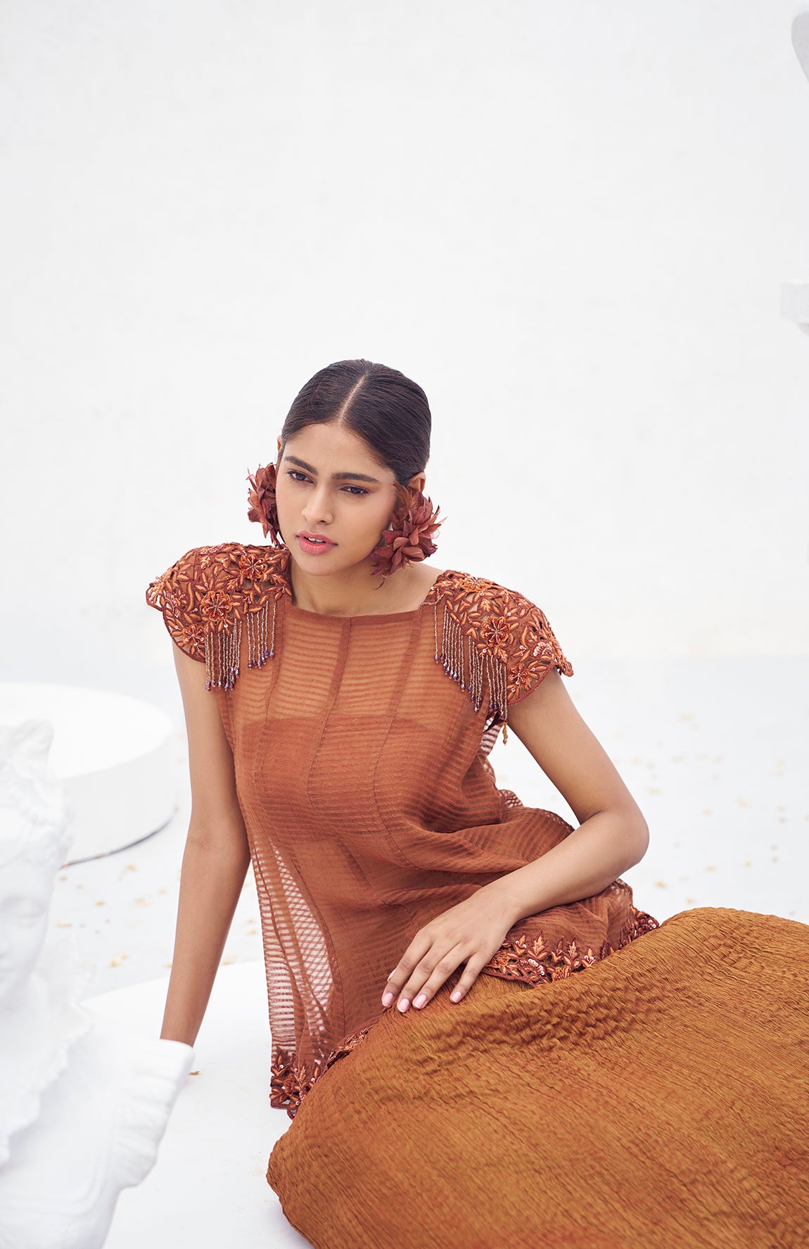 Shubhra- Umbrella skirt set S