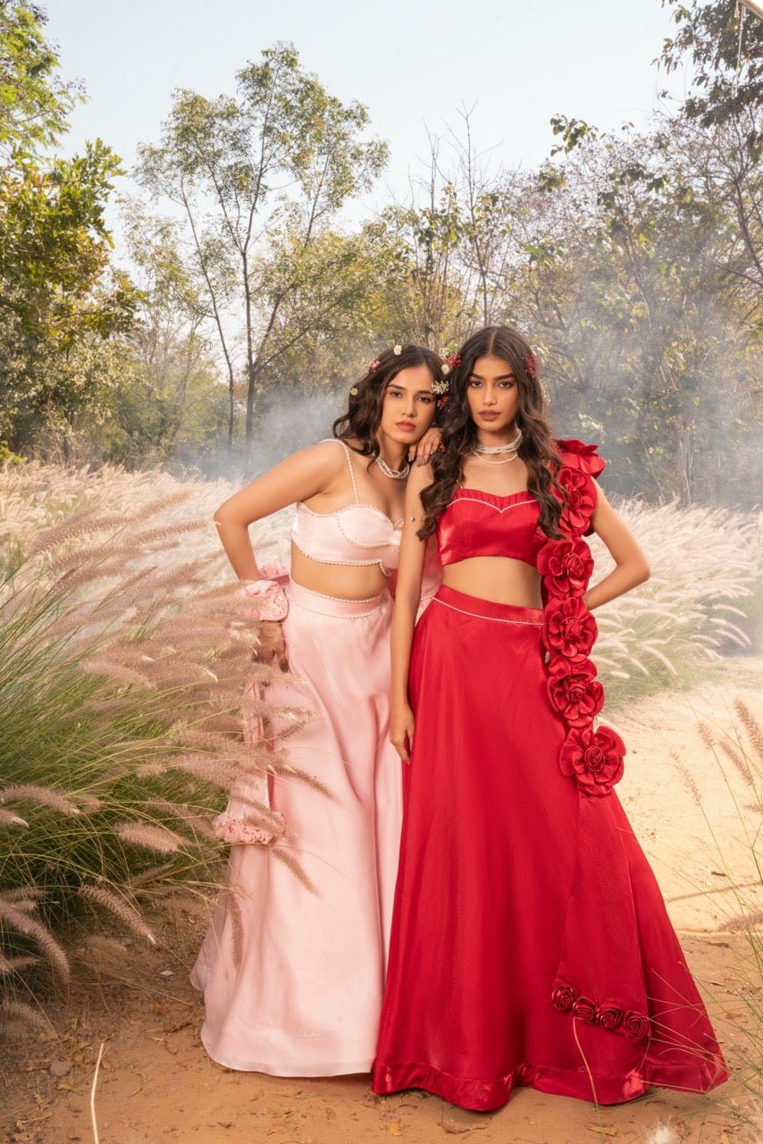 Rouge Bloom Lehenga