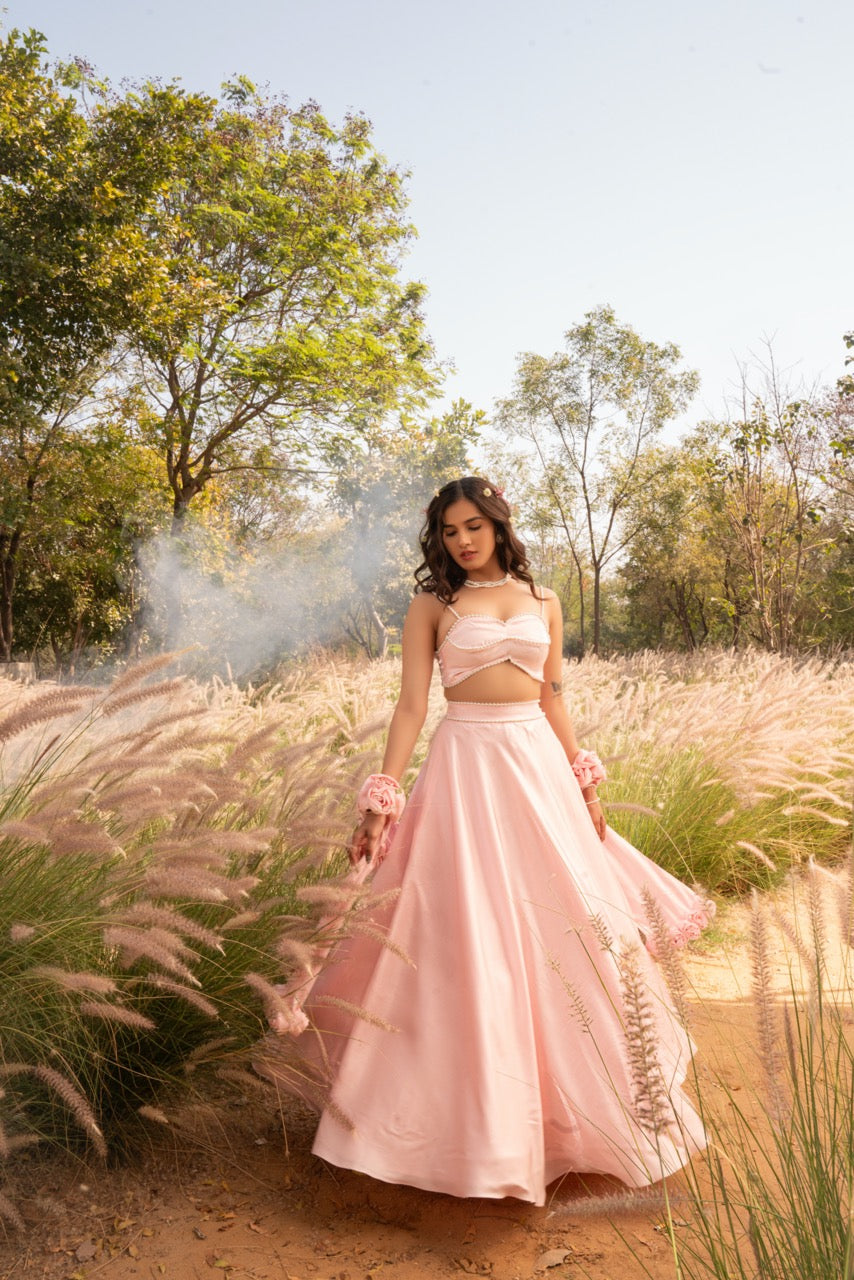 Blush Bloom Lehenga