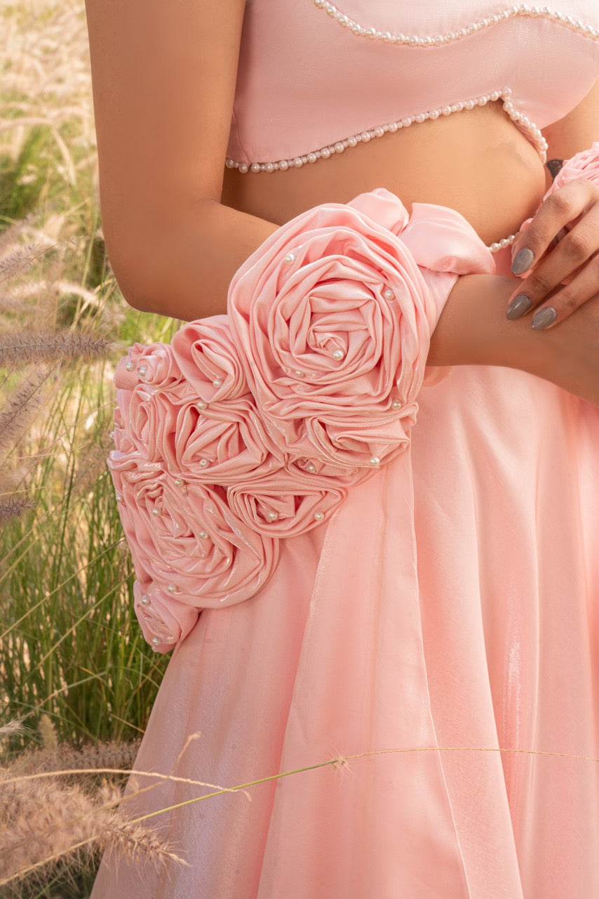 Blush Bloom Lehenga