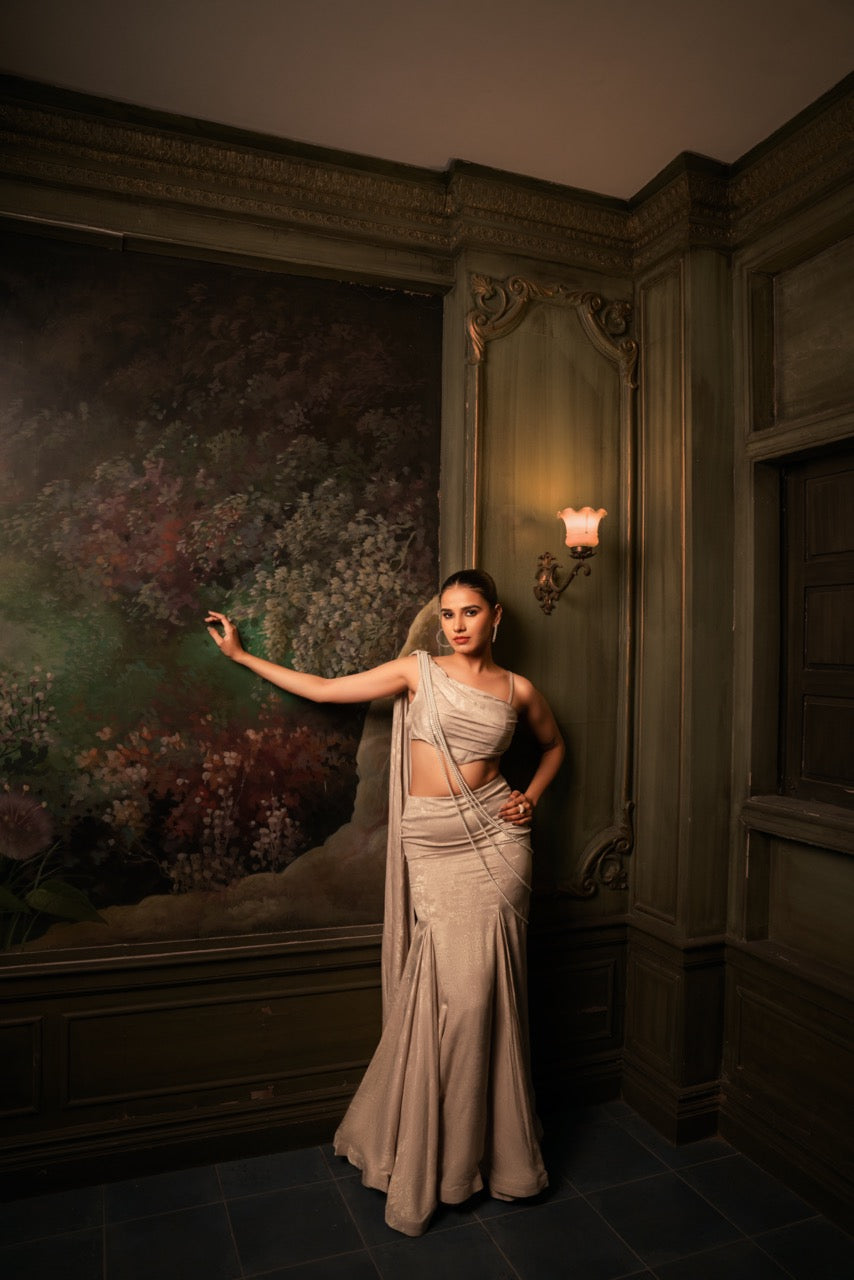 Champagne Pearl Drape