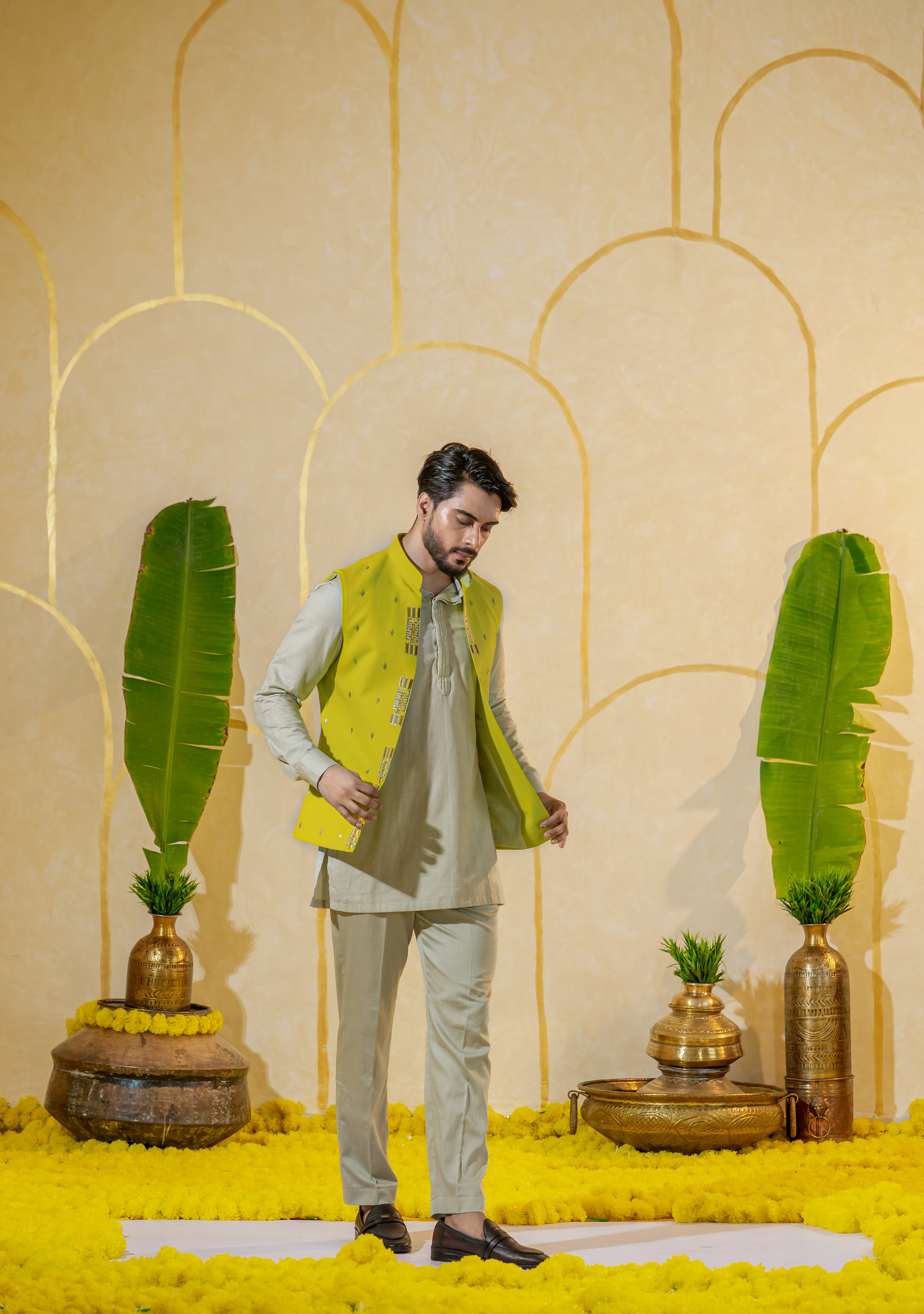 Linen Lime Bundi