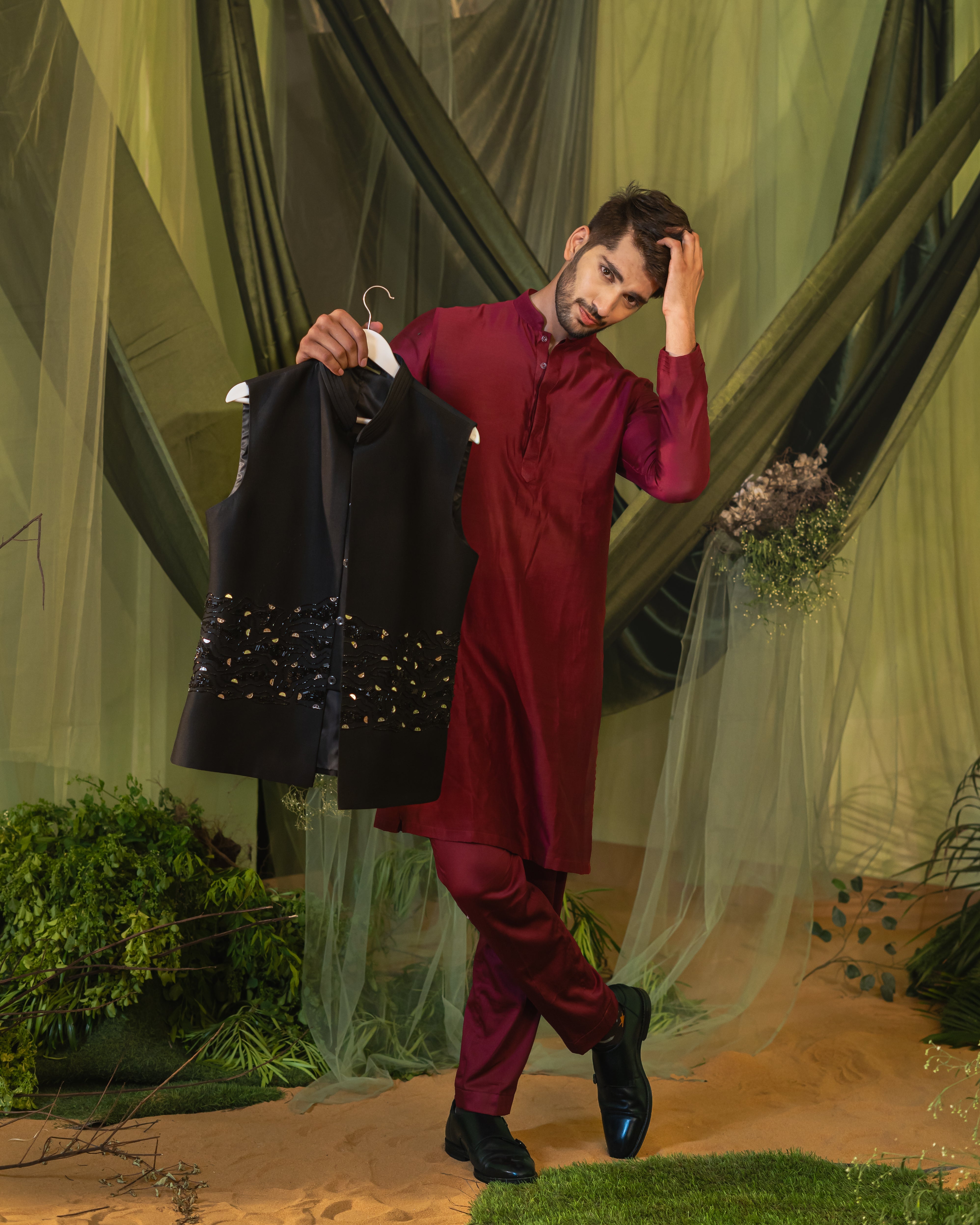 Cherry Long kurta set