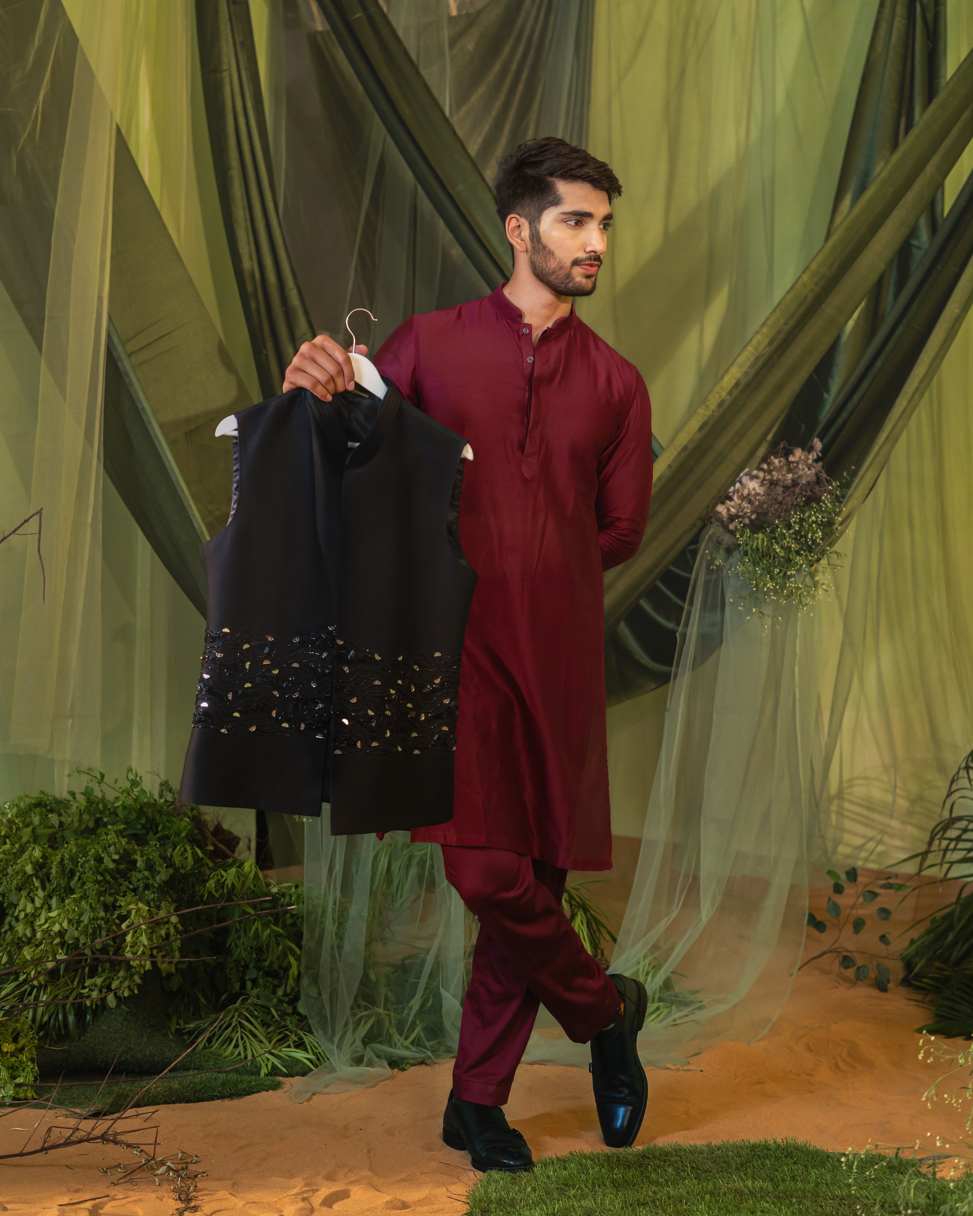 Cherry Long kurta set
