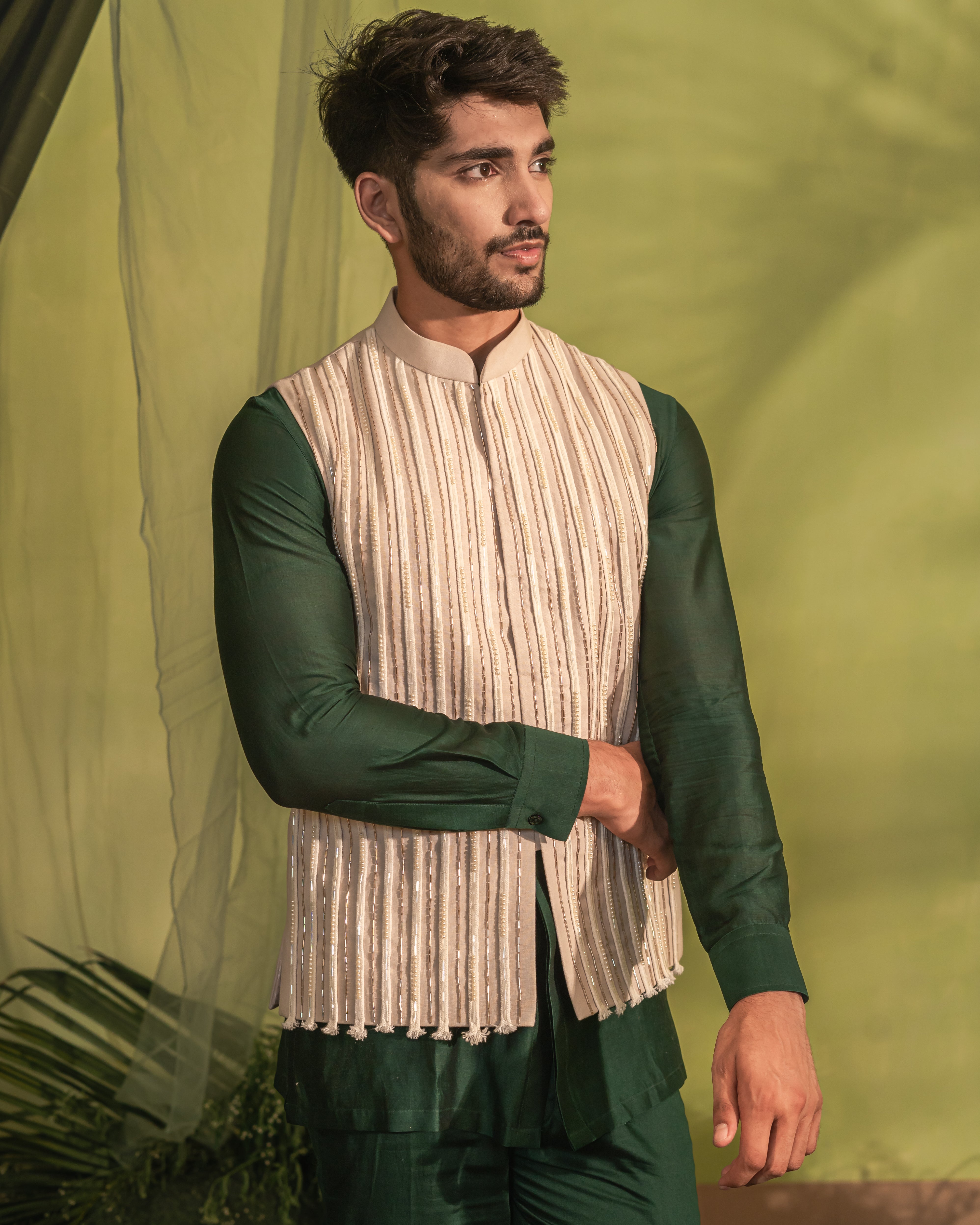 Dori Pink stripe Bundi Jacket
