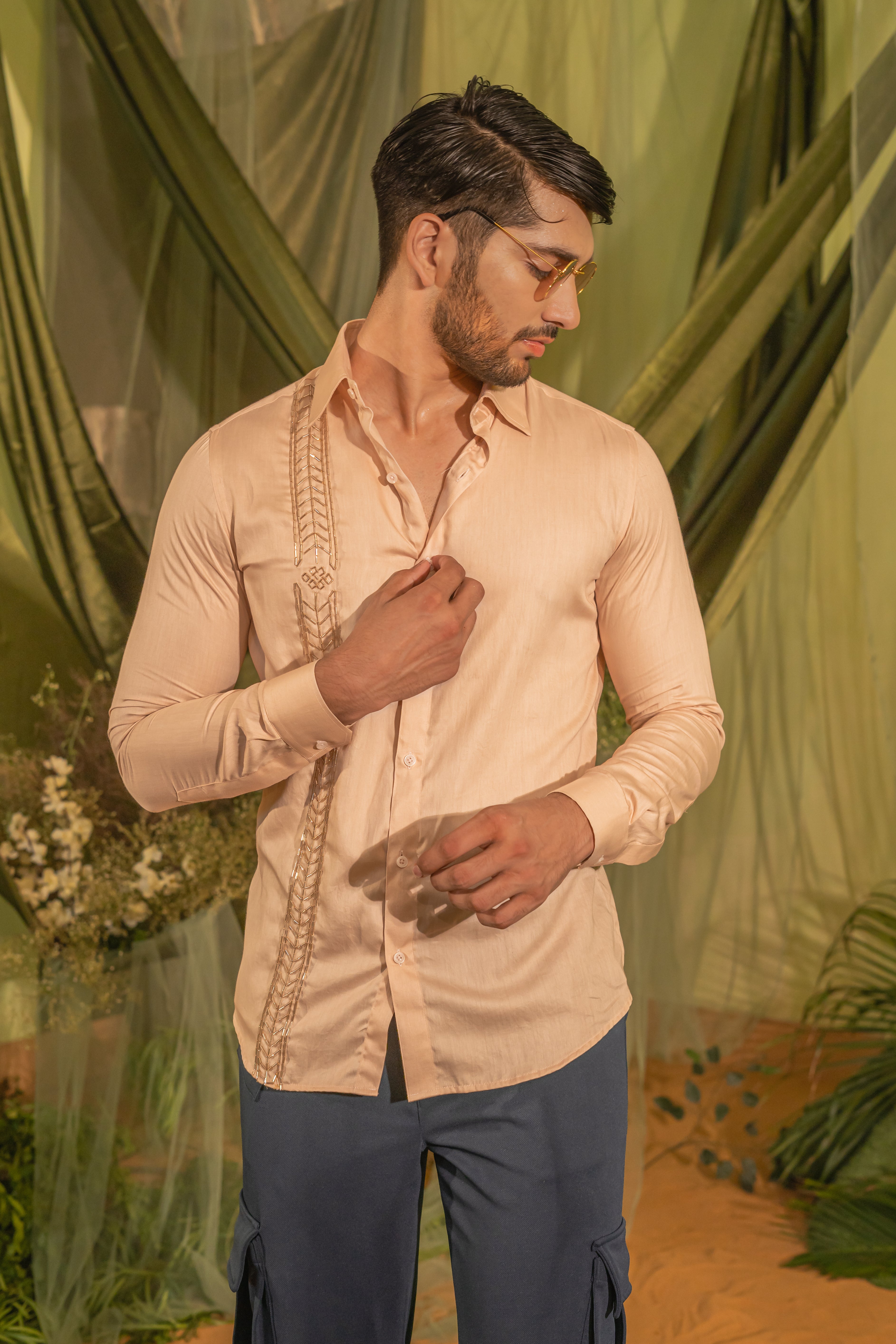 Dusty Rose Party Shirt