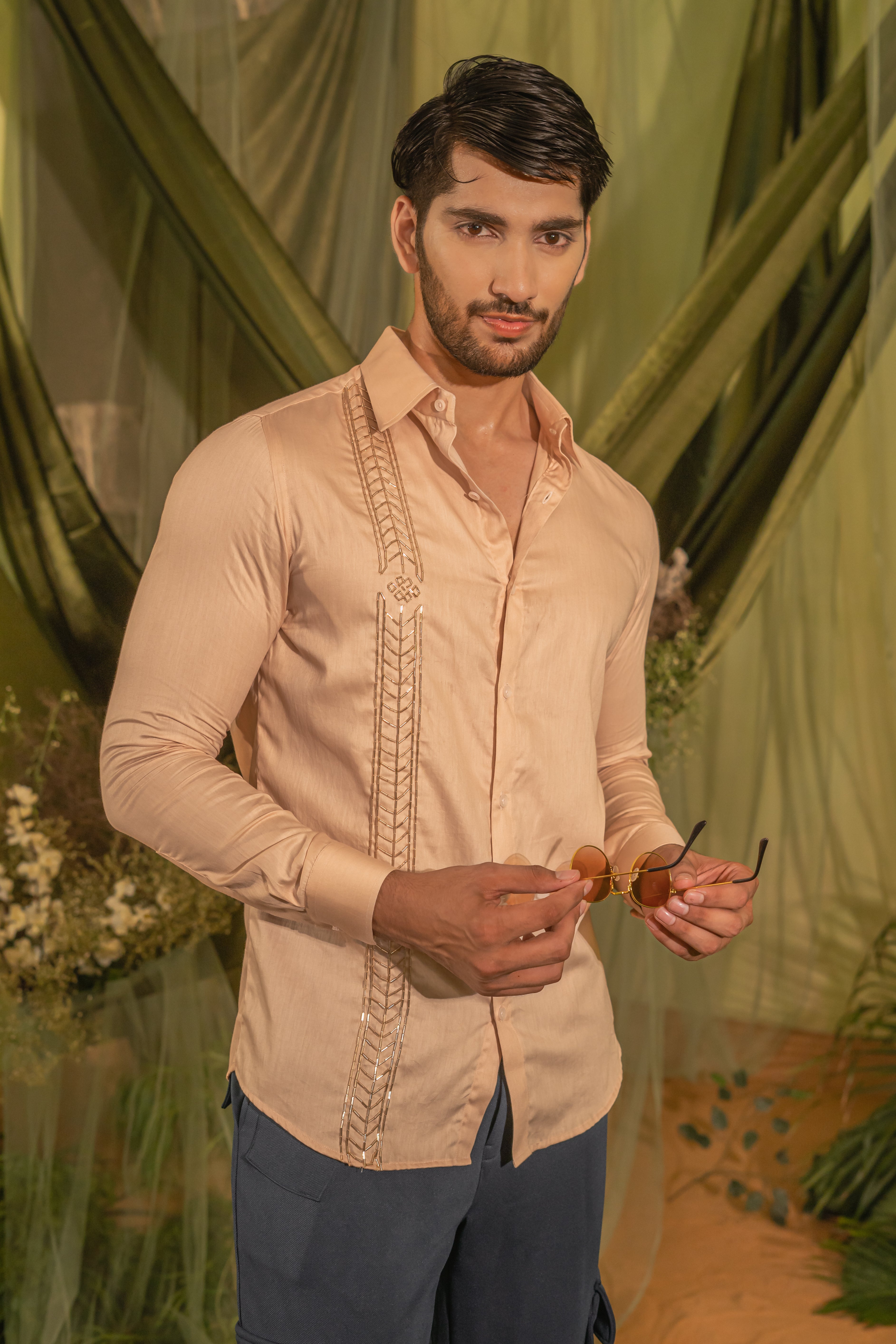 Dusty Rose Party Shirt