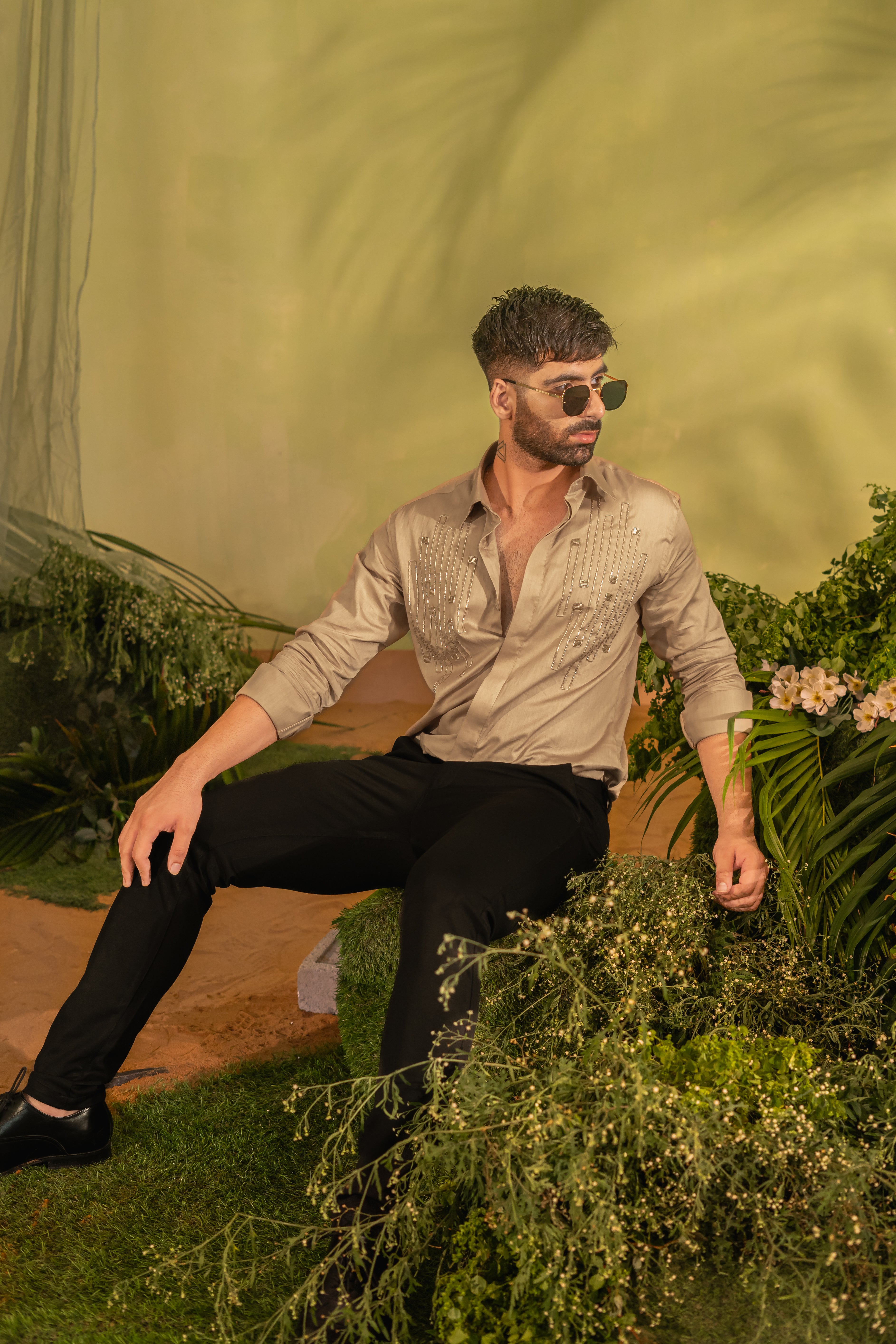 Warm Grey Party Shirt
