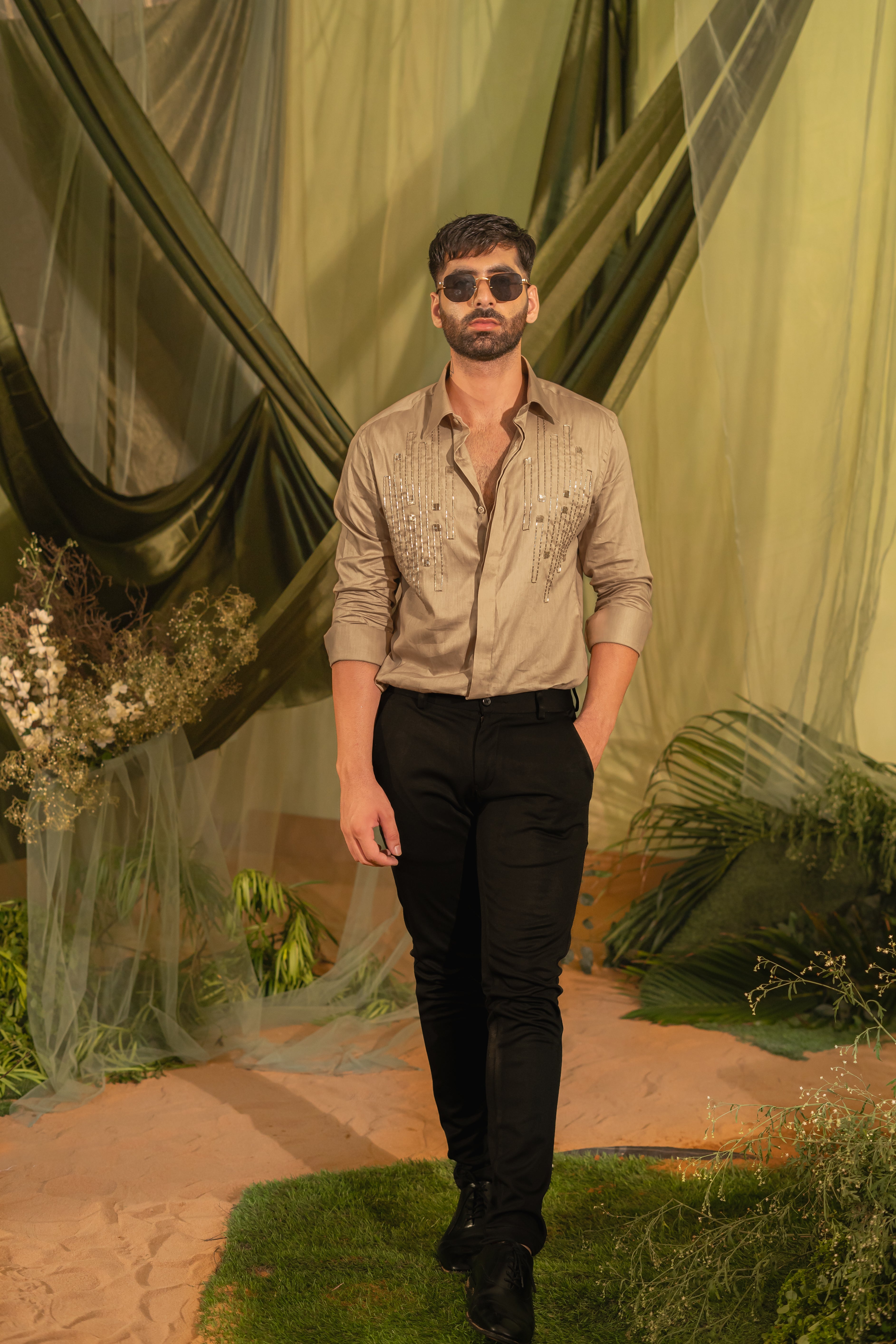 Warm Grey Party Shirt