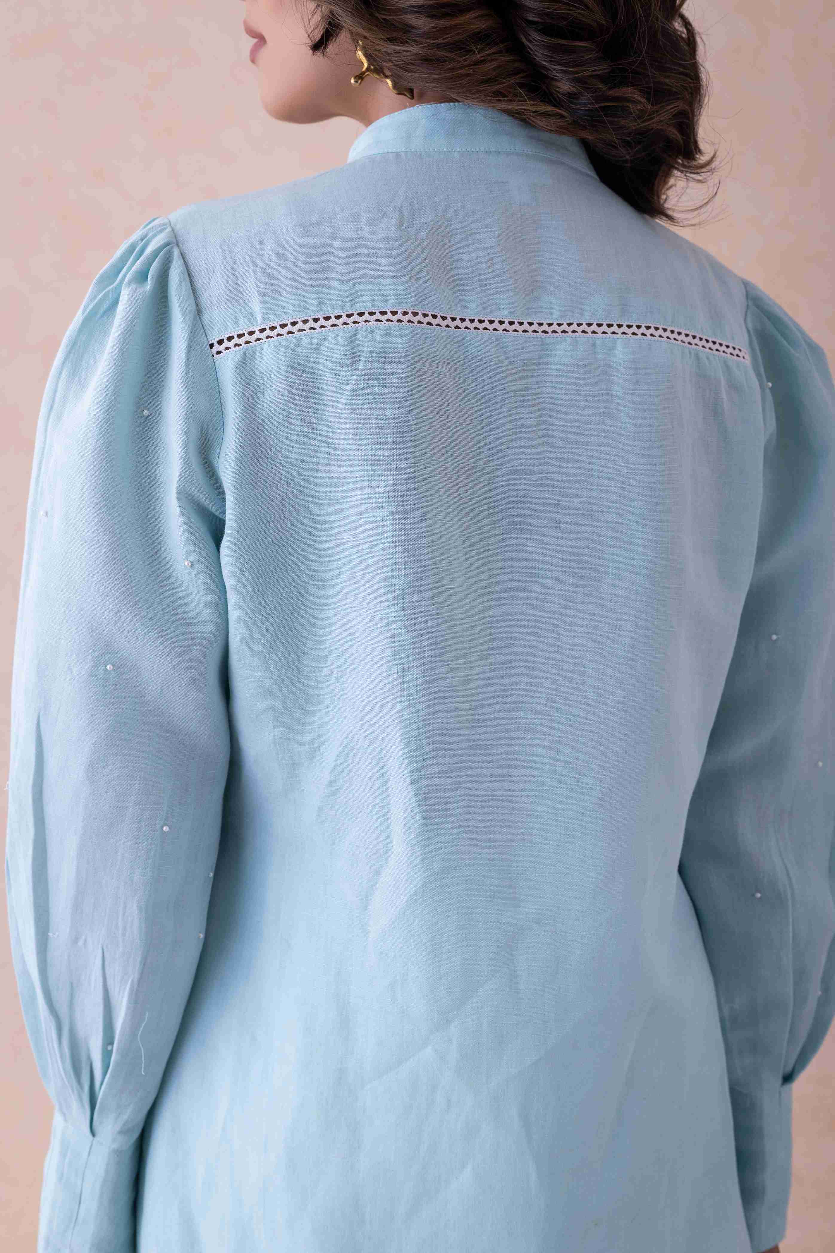 Pearl Elegance Tunic With Pants