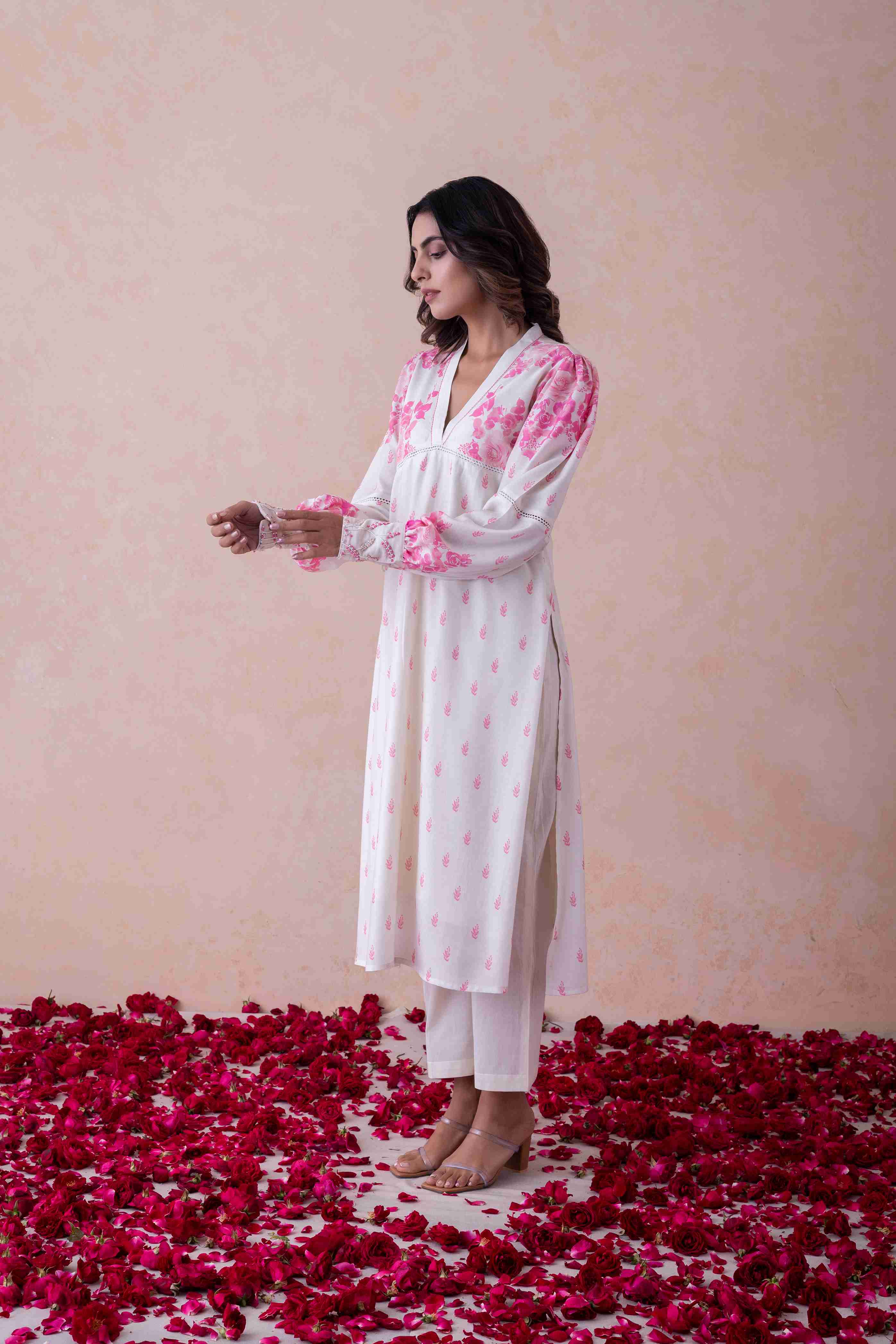 Rosé Elegance Kurta Set