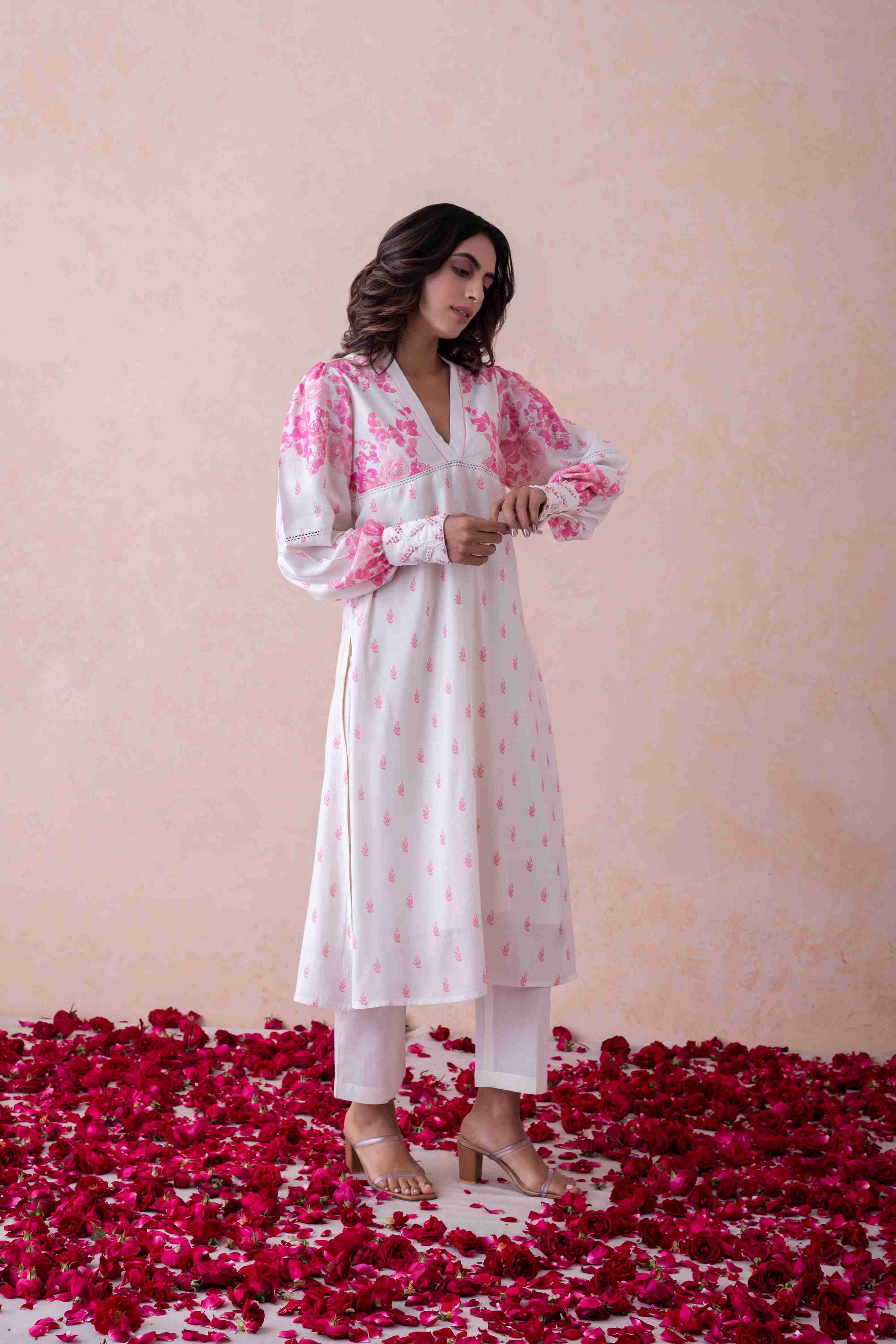 Rosé Elegance Kurta Set
