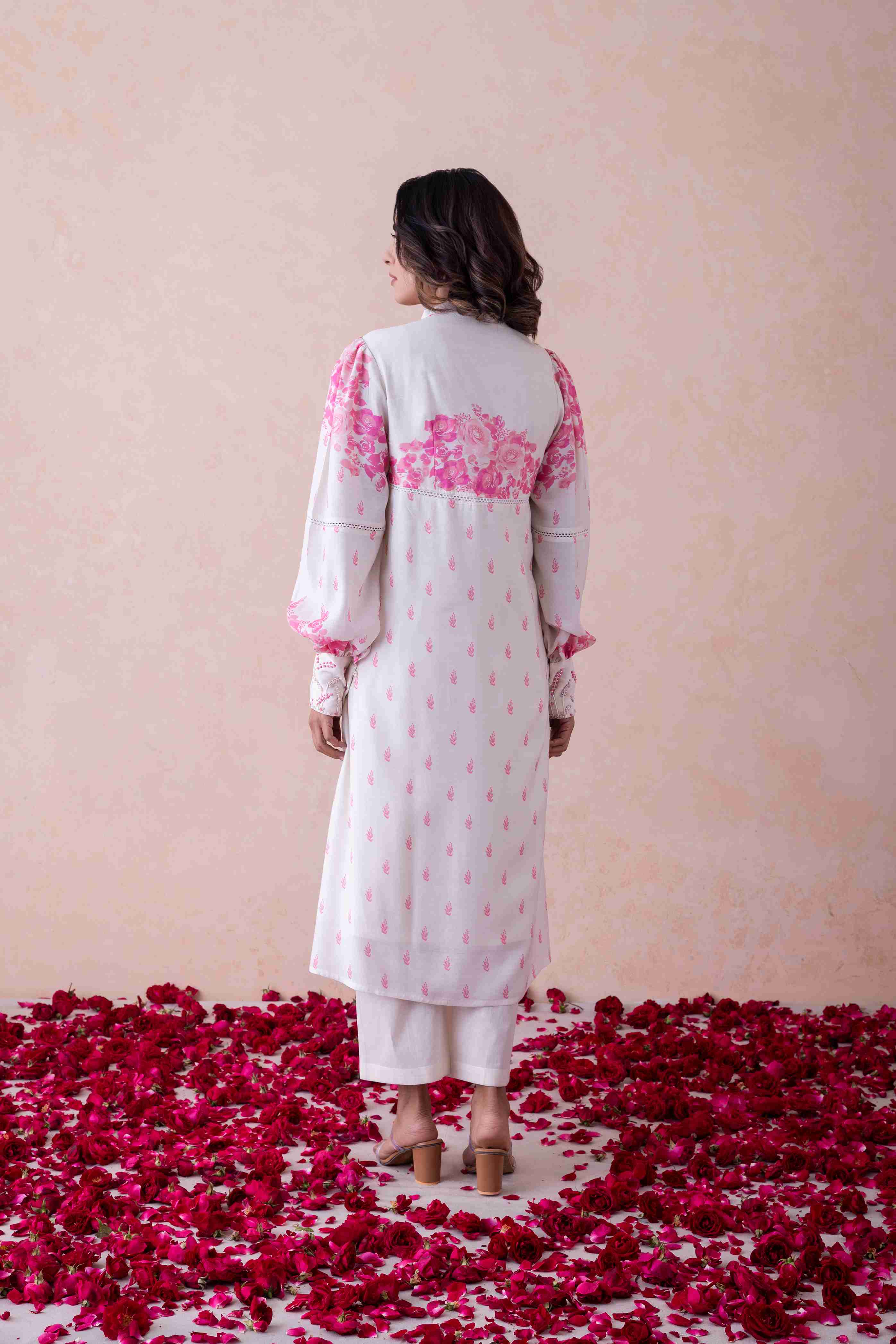 Rosé Elegance Kurta Set