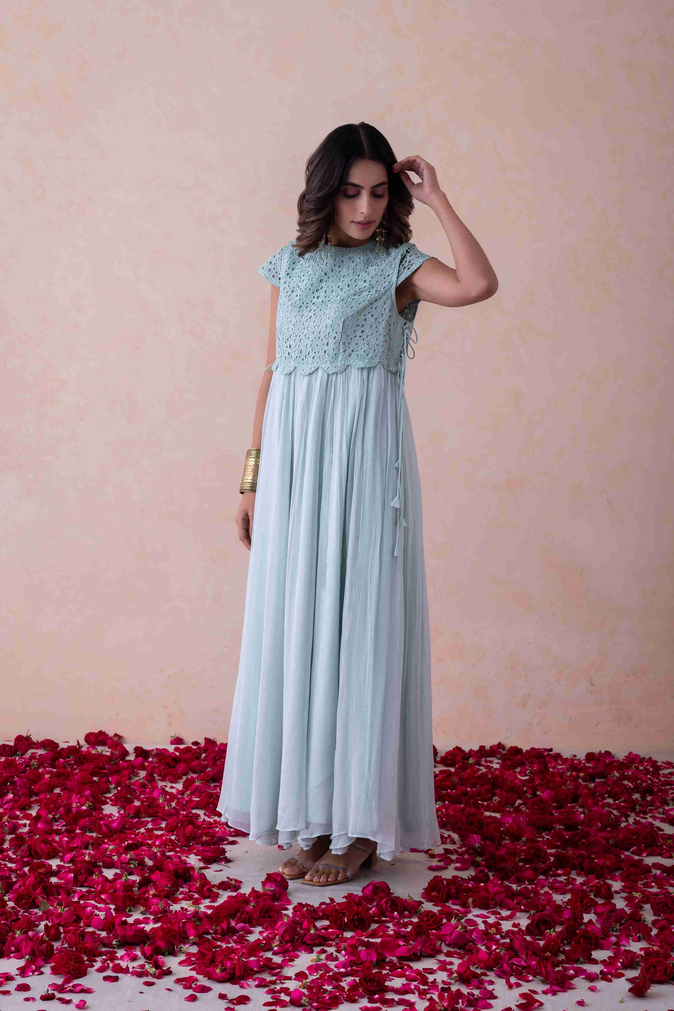 Timeless Grace Schiffli Dress