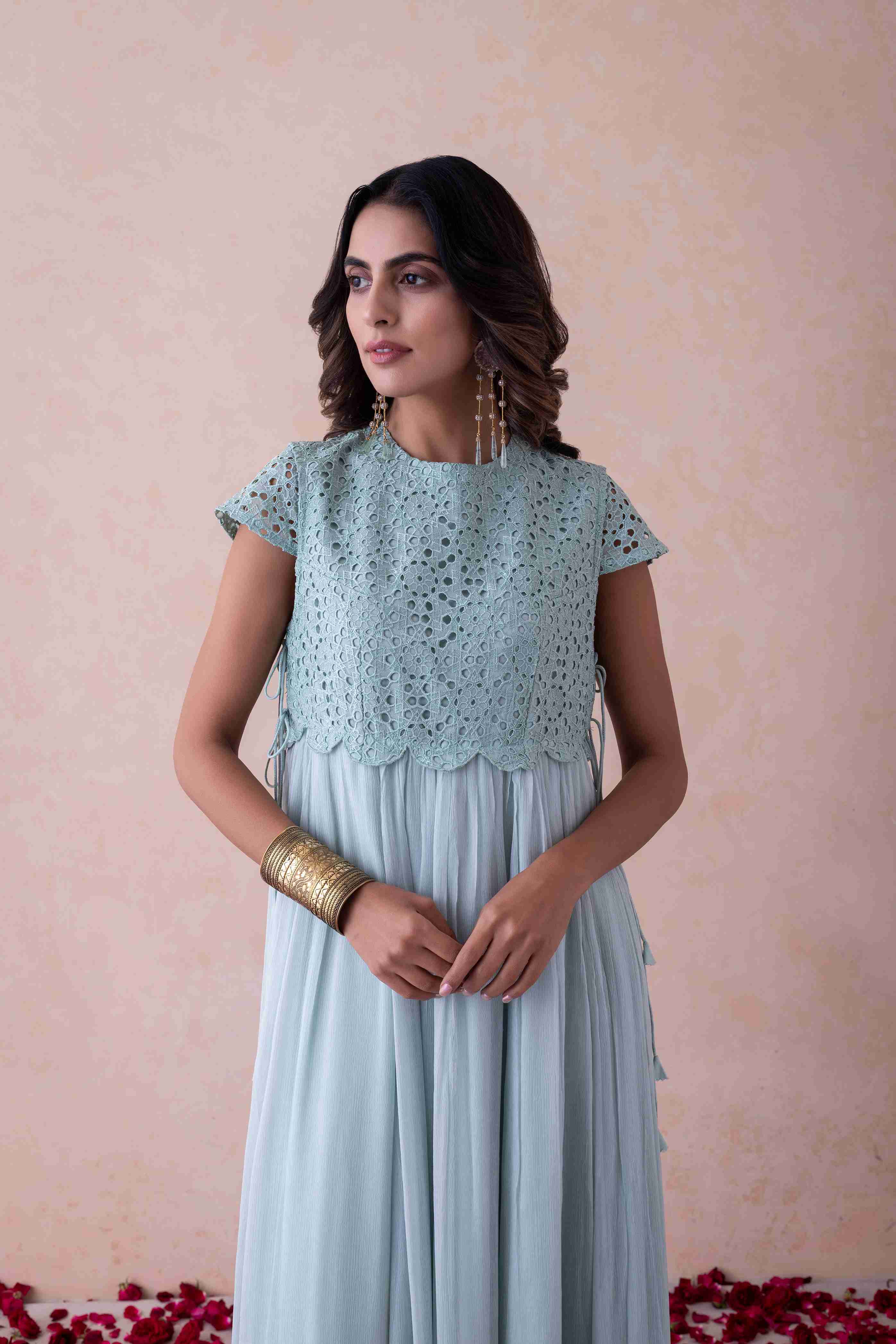 Timeless Grace Schiffli Dress
