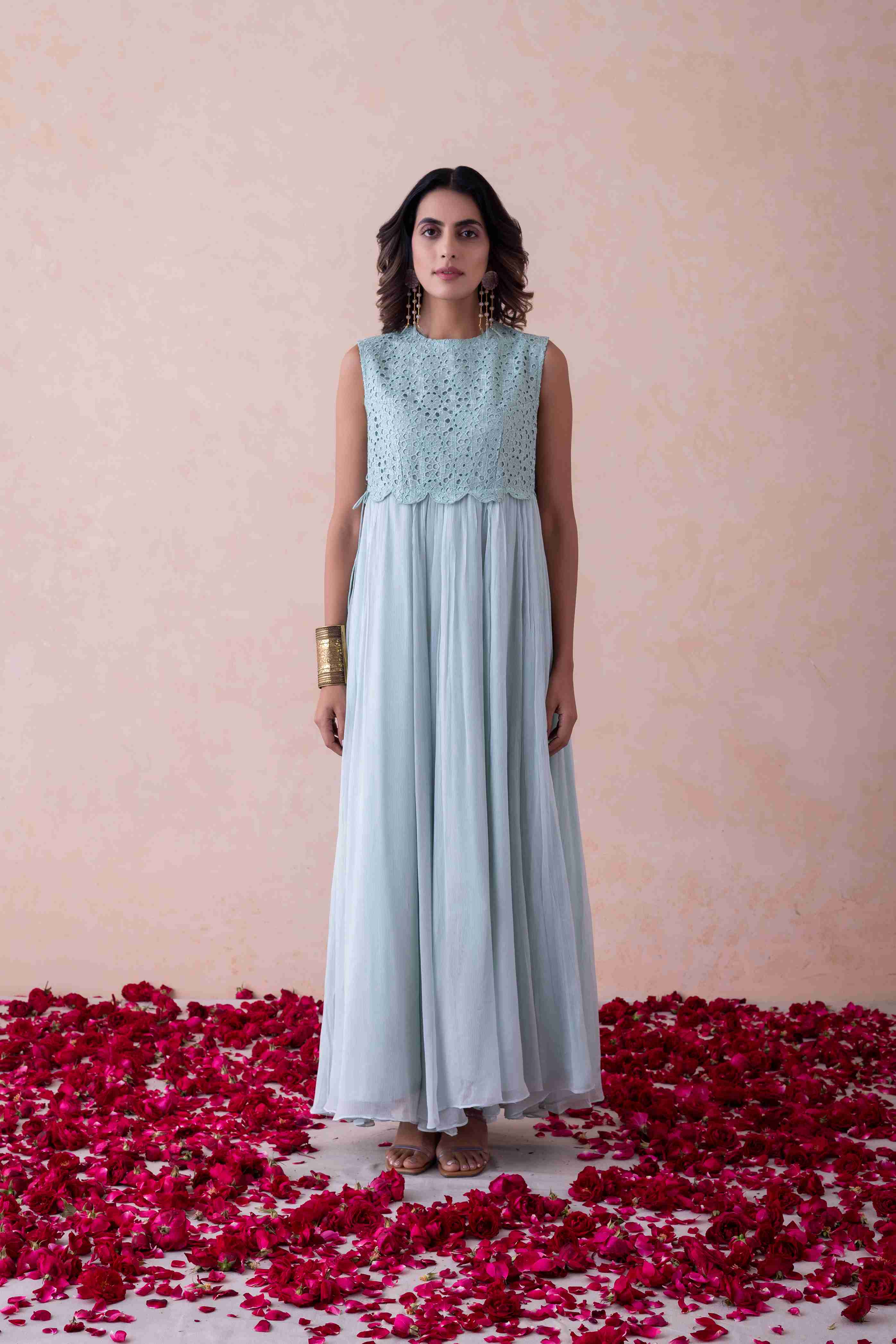 Timeless Grace Schiffli Dress