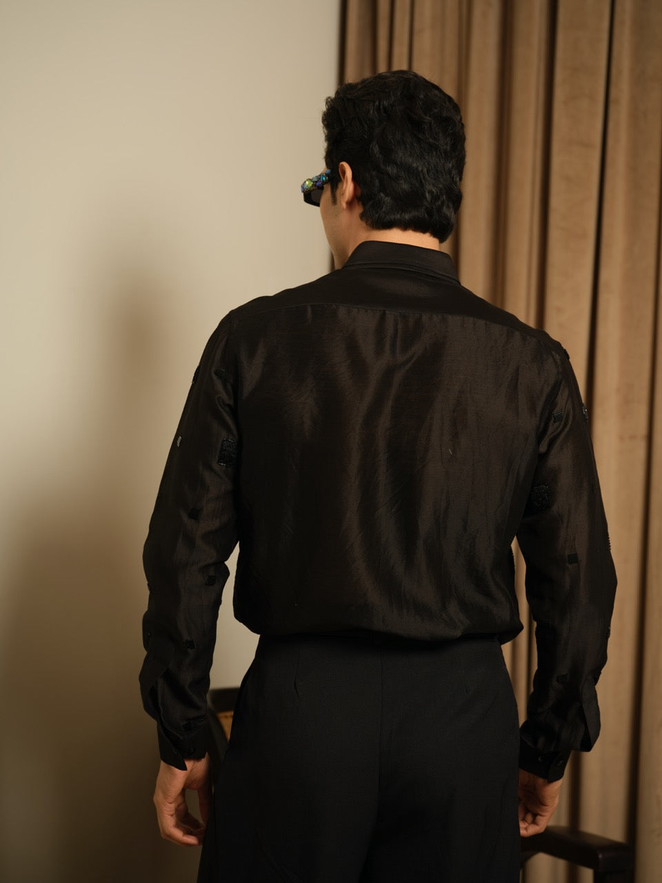 Midnight Black Aura Party Shirt