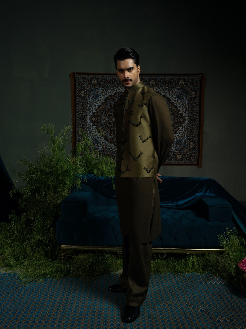 Olive Zipper Bundi only