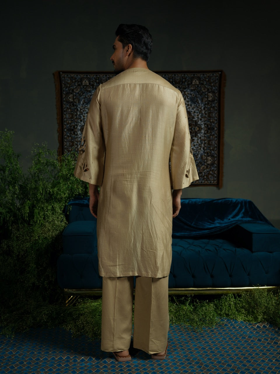 Lotus Cutwork Modern kurta Set