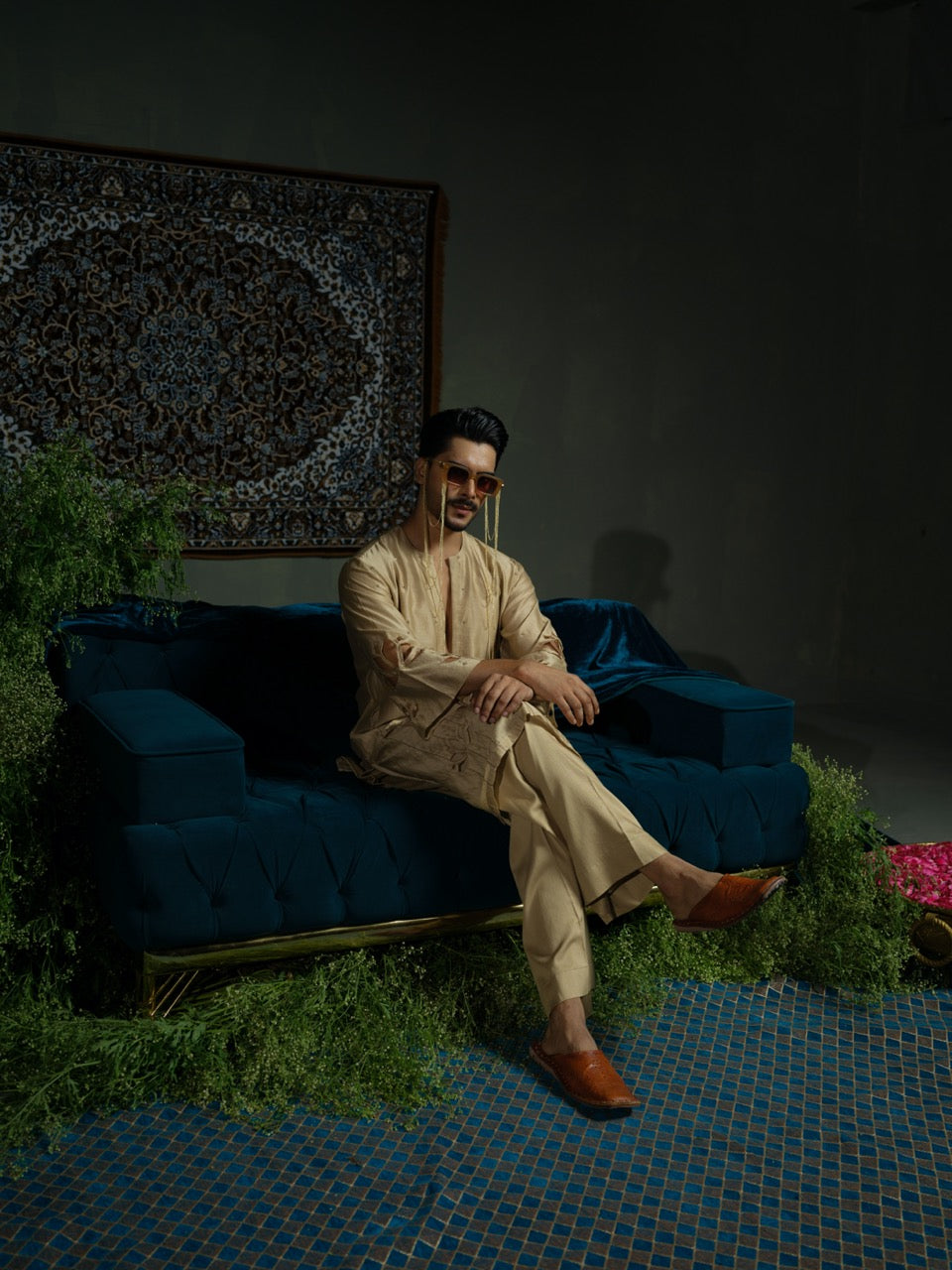 Lotus Cutwork Modern kurta Set