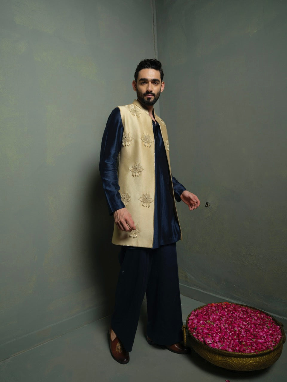Oat Latkan Long Jacket Set