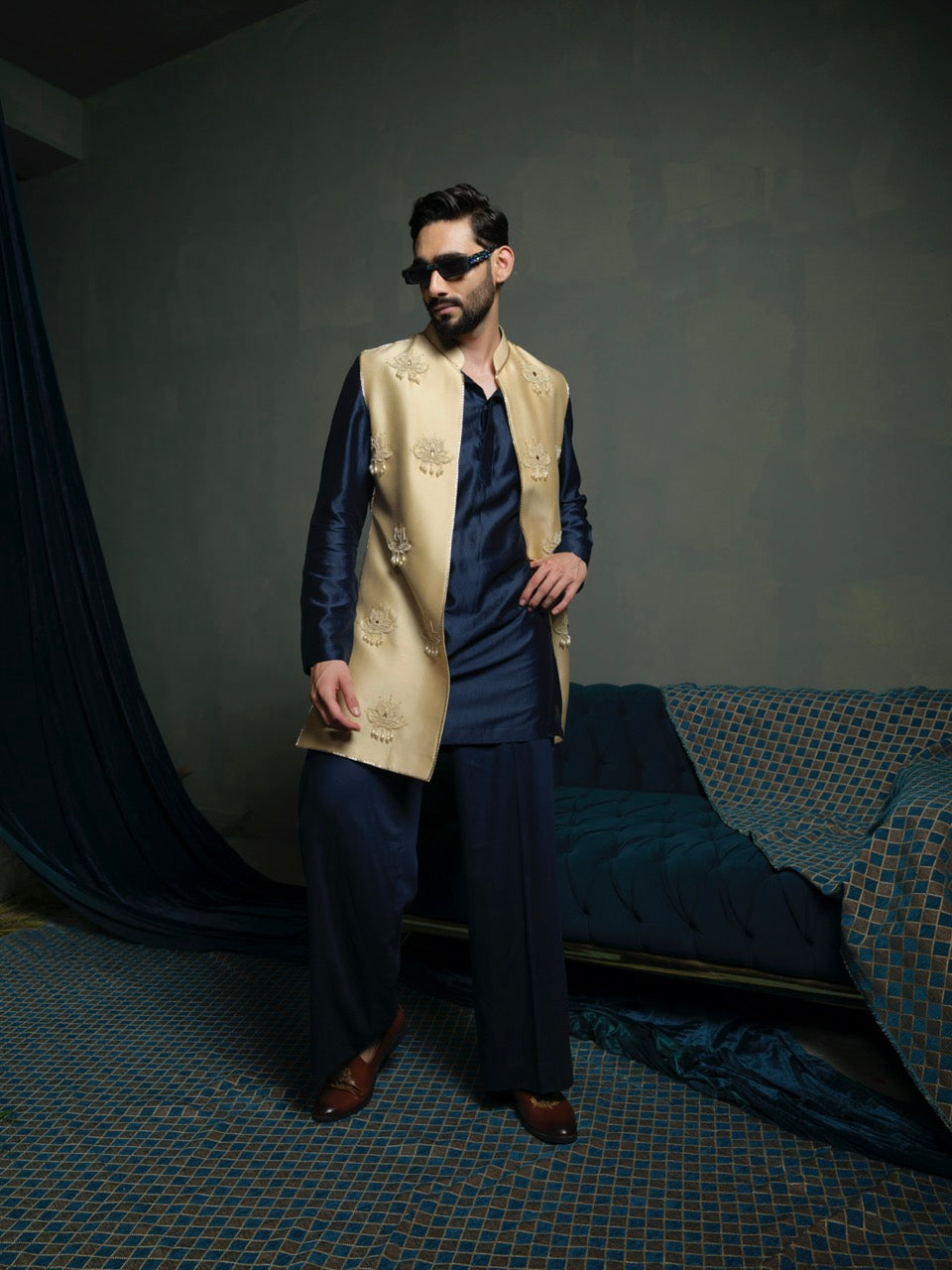 Oat Latkan Long Jacket Set