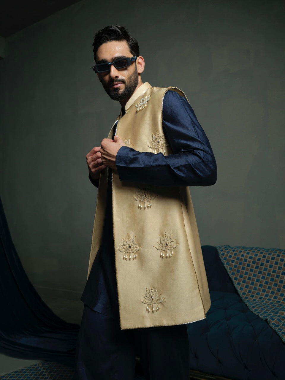 Oat Latkan Long Jacket Set