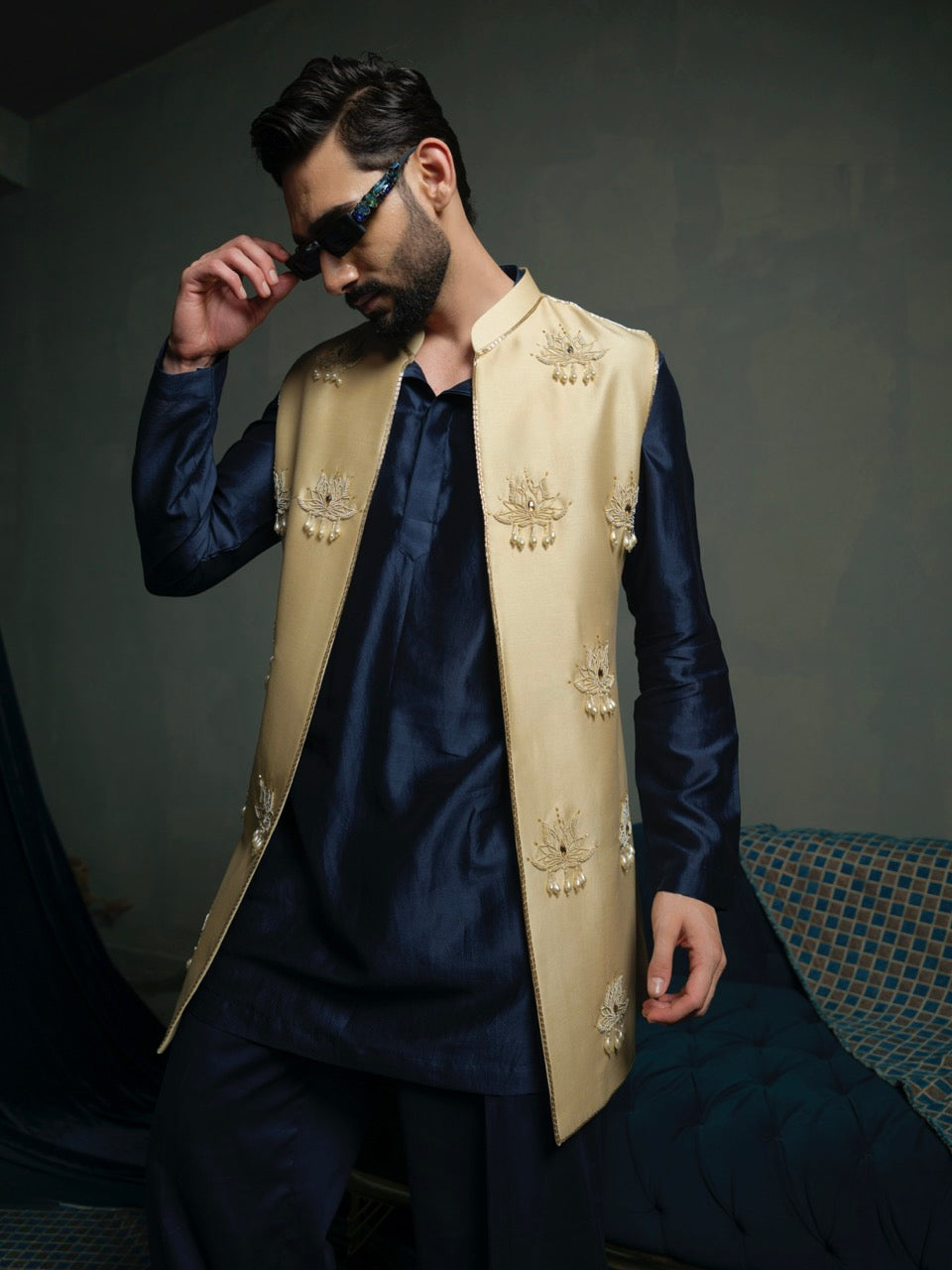 Oat Latkan Long Jacket Set
